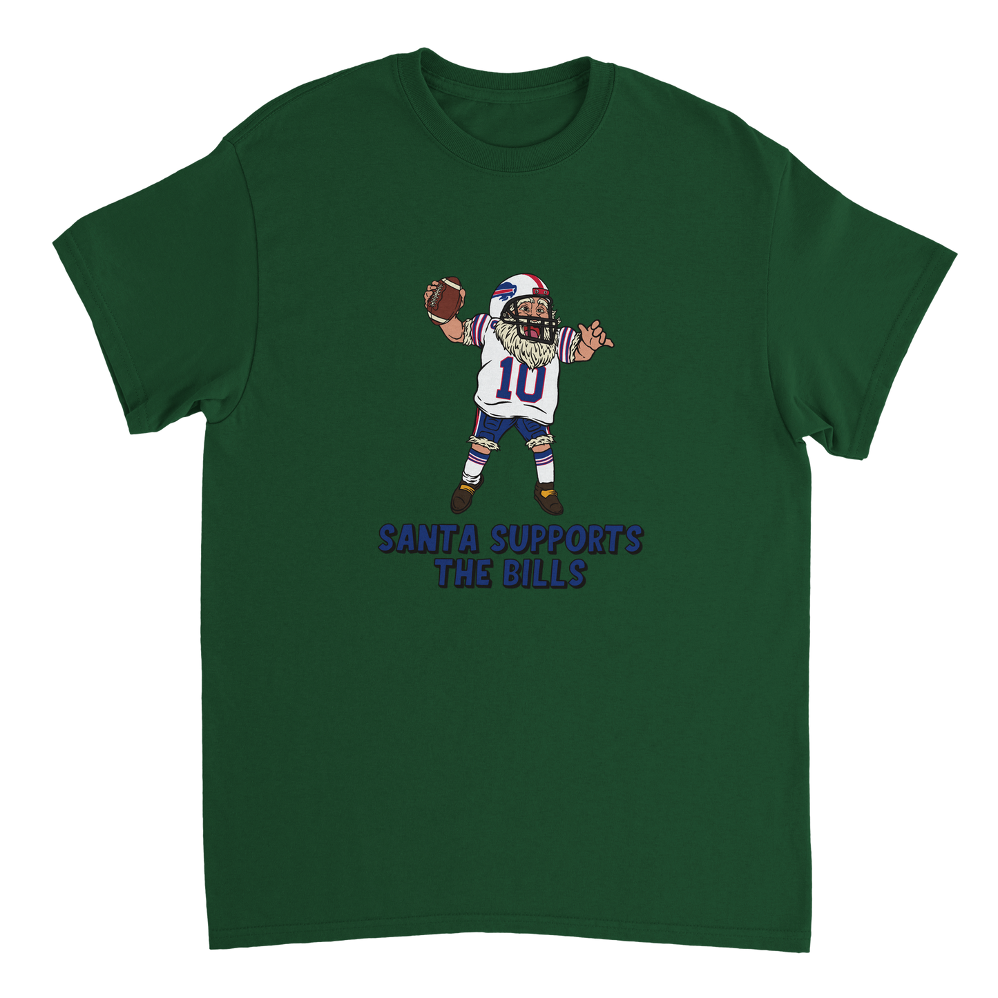 Buffalo Bills Unisex Crewneck Santa T-shirt
