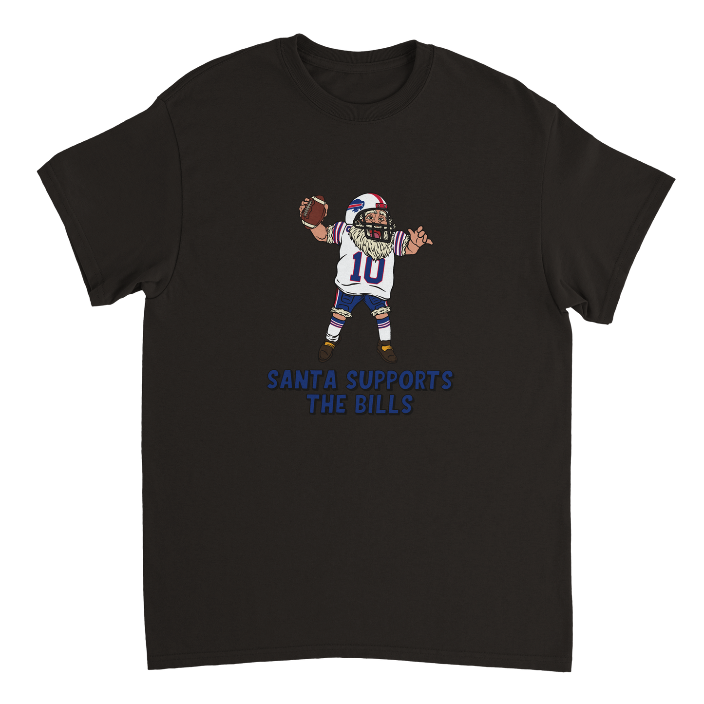 Buffalo Bills Unisex Crewneck Santa T-shirt