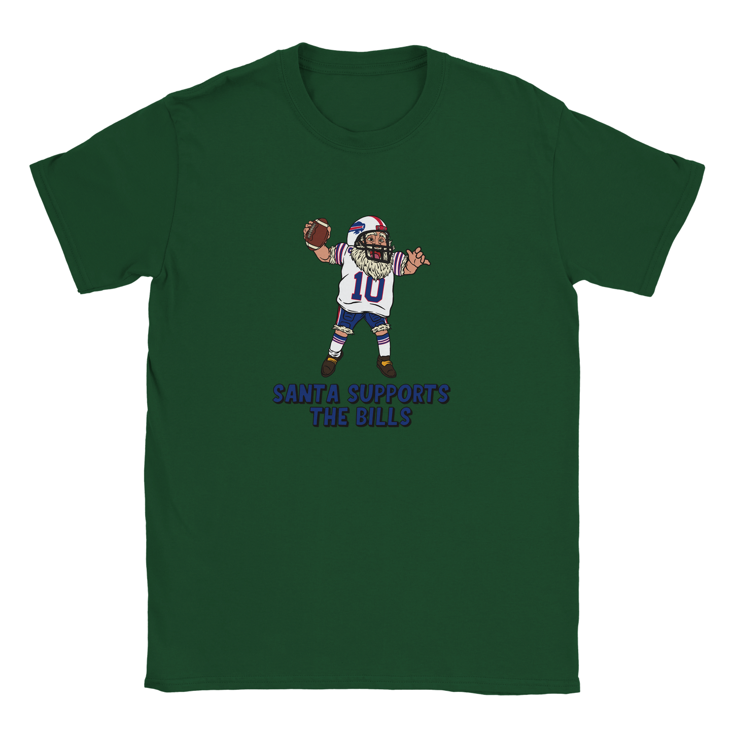 Buffalo Bills Kids Crewneck Santa T-shirt