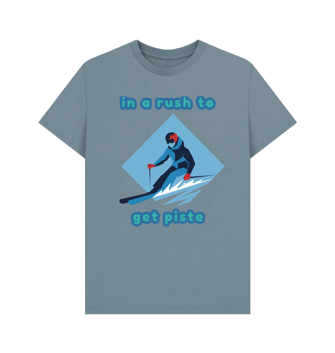 Stone Blue Mens Ski 2025 Classic T-shirt