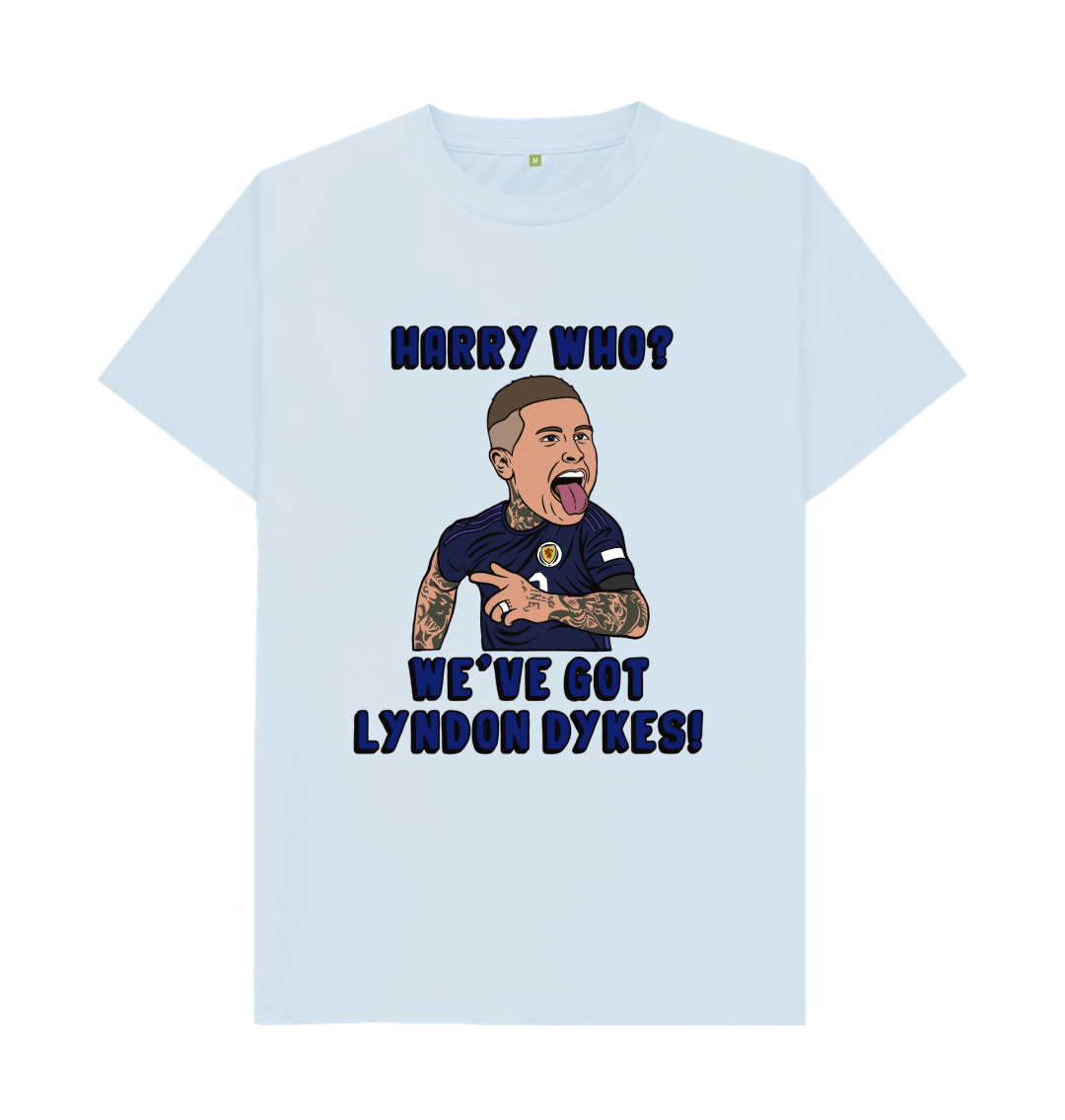 Sky Blue Printed T-shirt Front