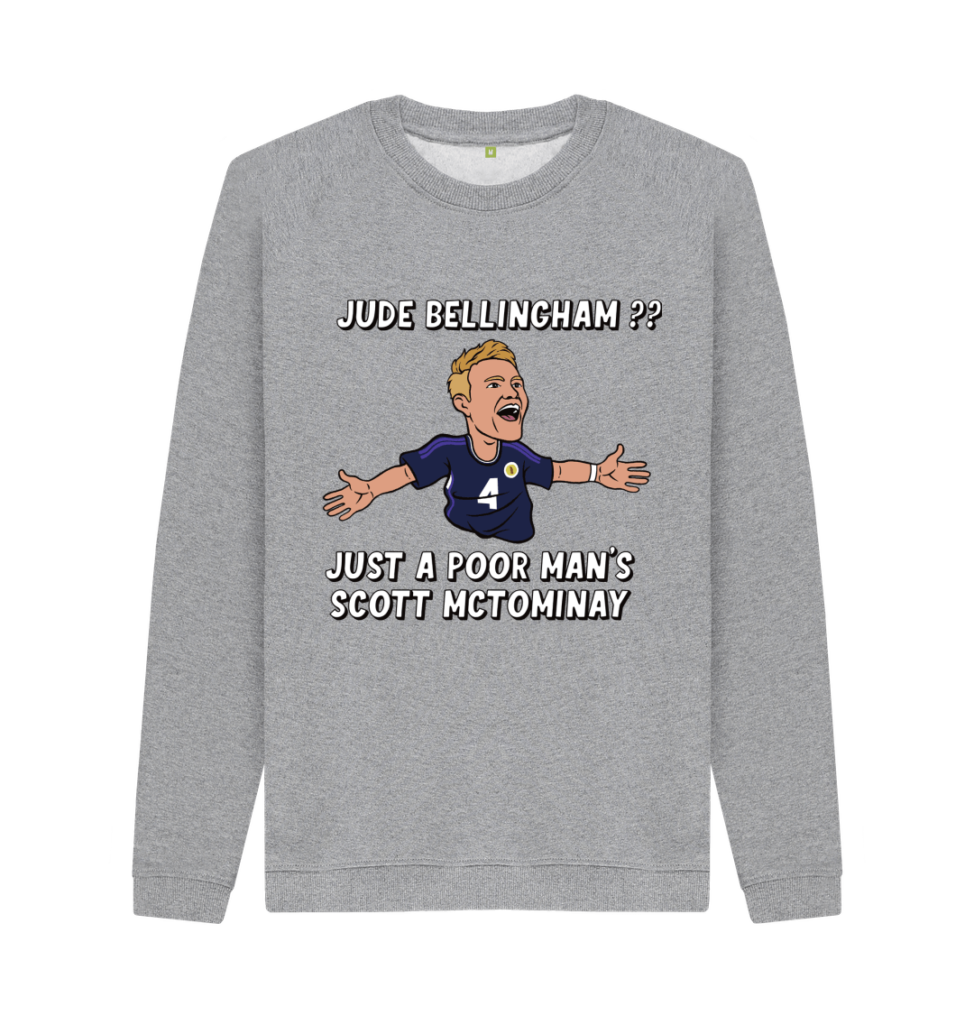 Light Heather Printed Sweater Front