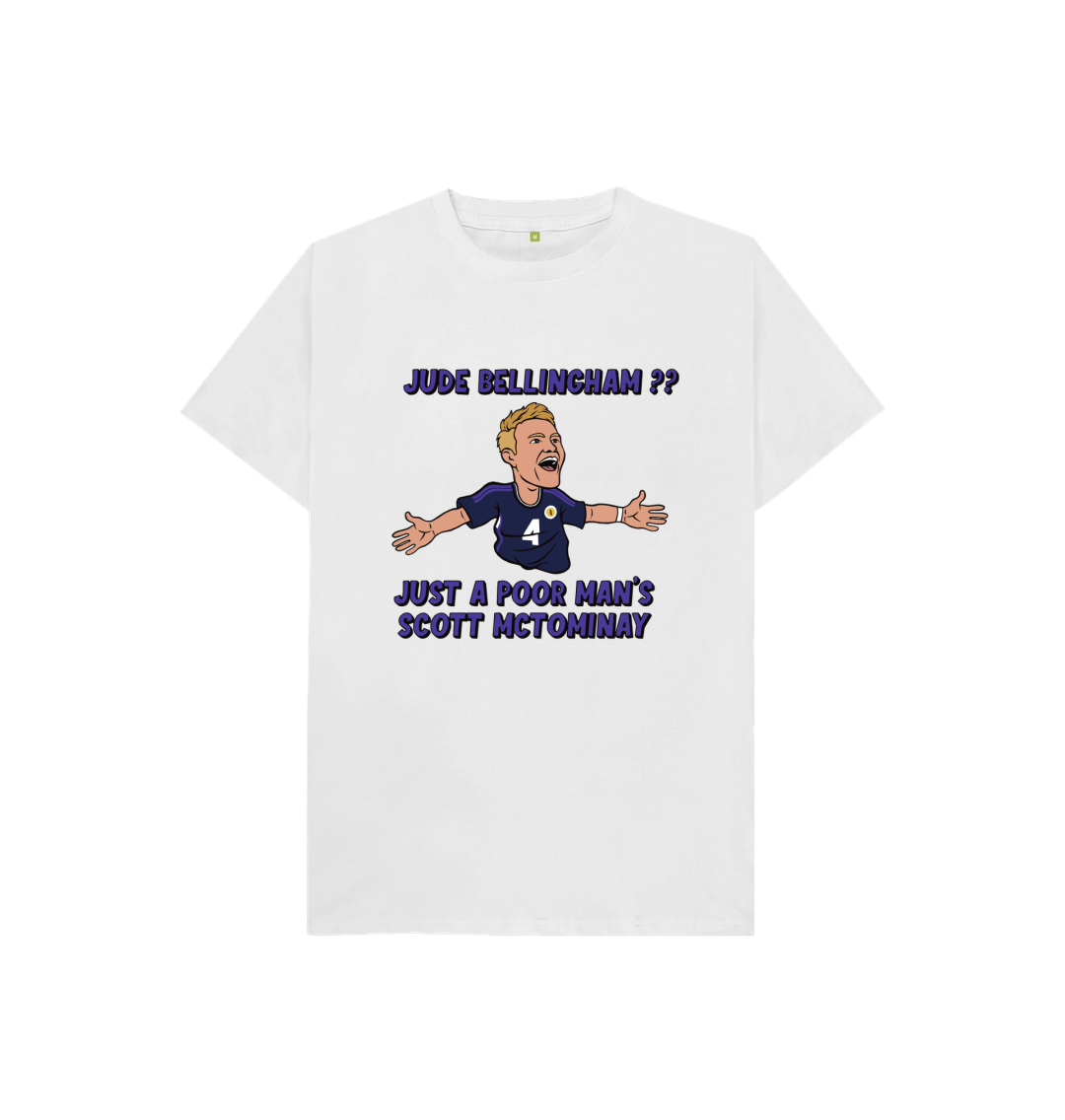 White Printed Kids T-Shirt Front