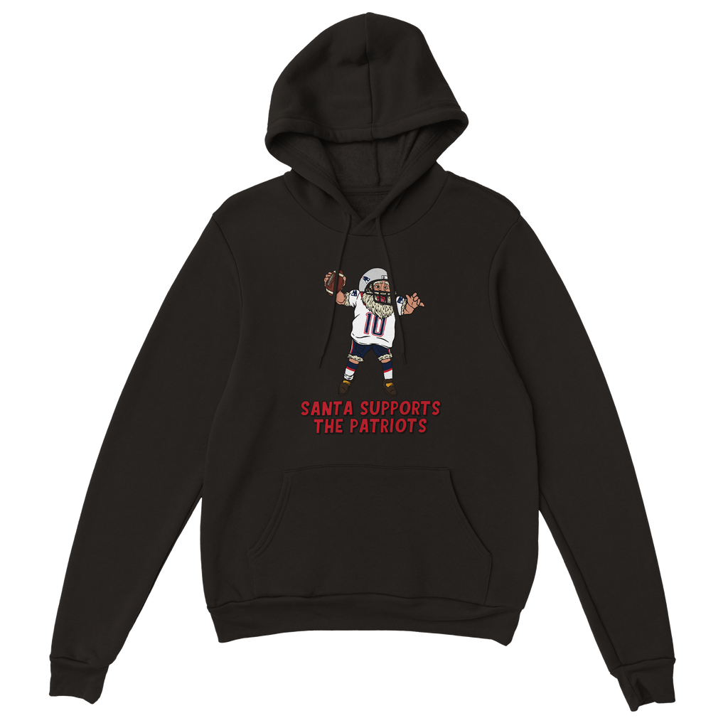 New England Patriots Unisex Pullover Santa Hoodie