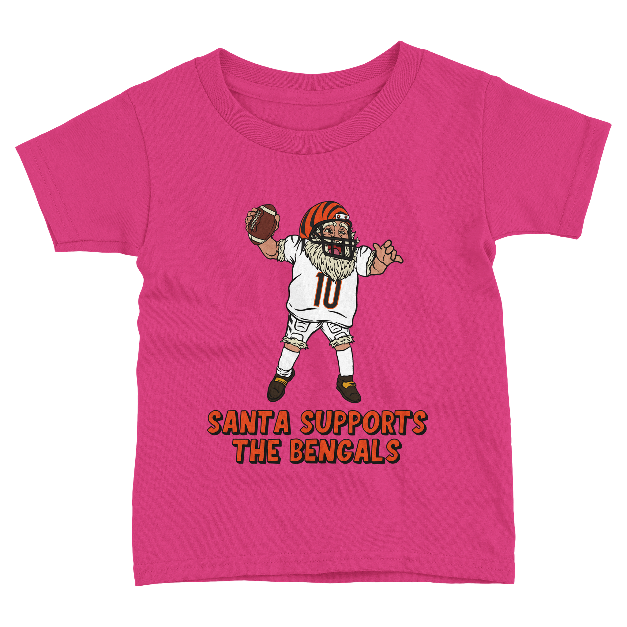 Cincinnati Bengals Toddler Fine Jersey Santa T-Shirt