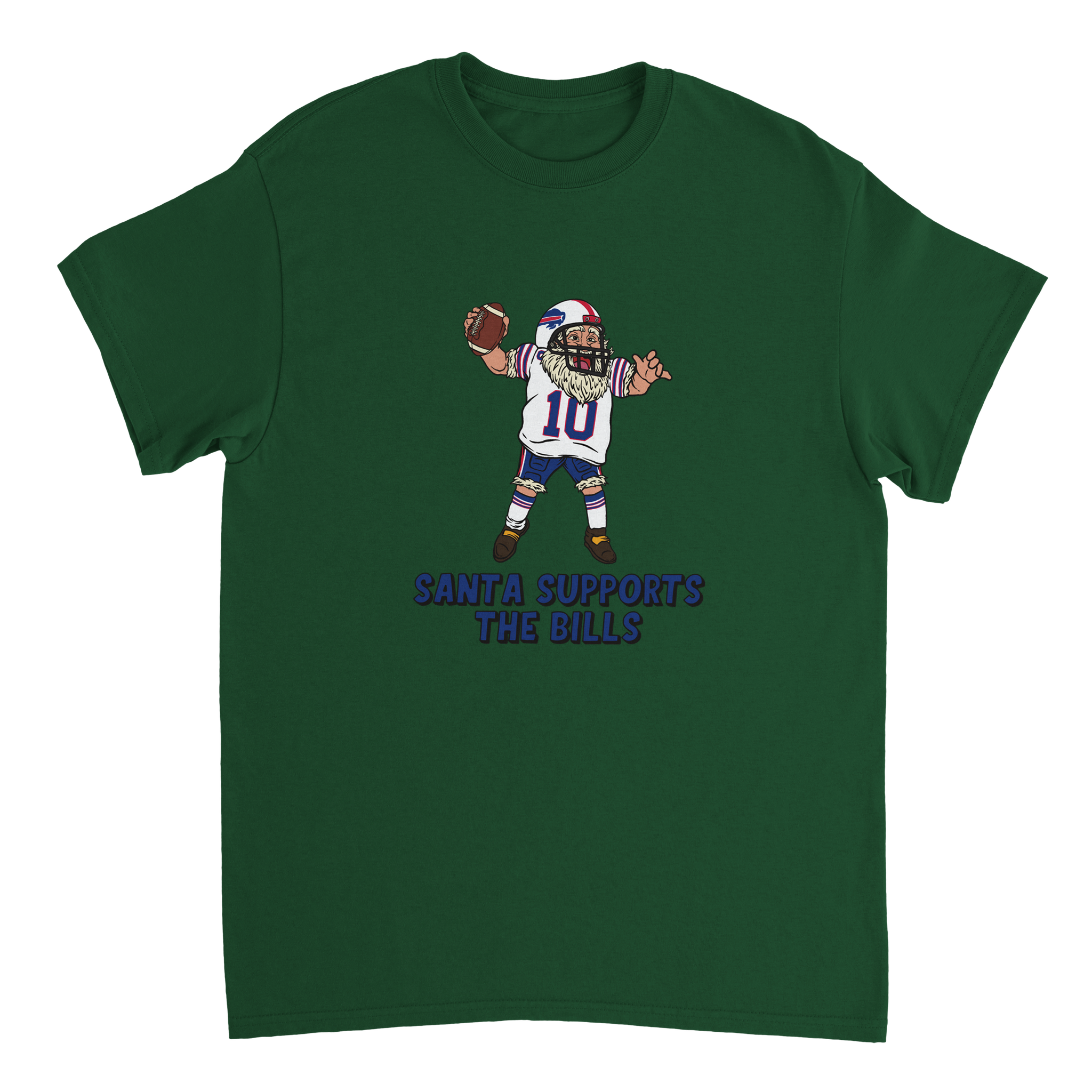 Buffalo Bills Unisex Crewneck Santa T-shirt
