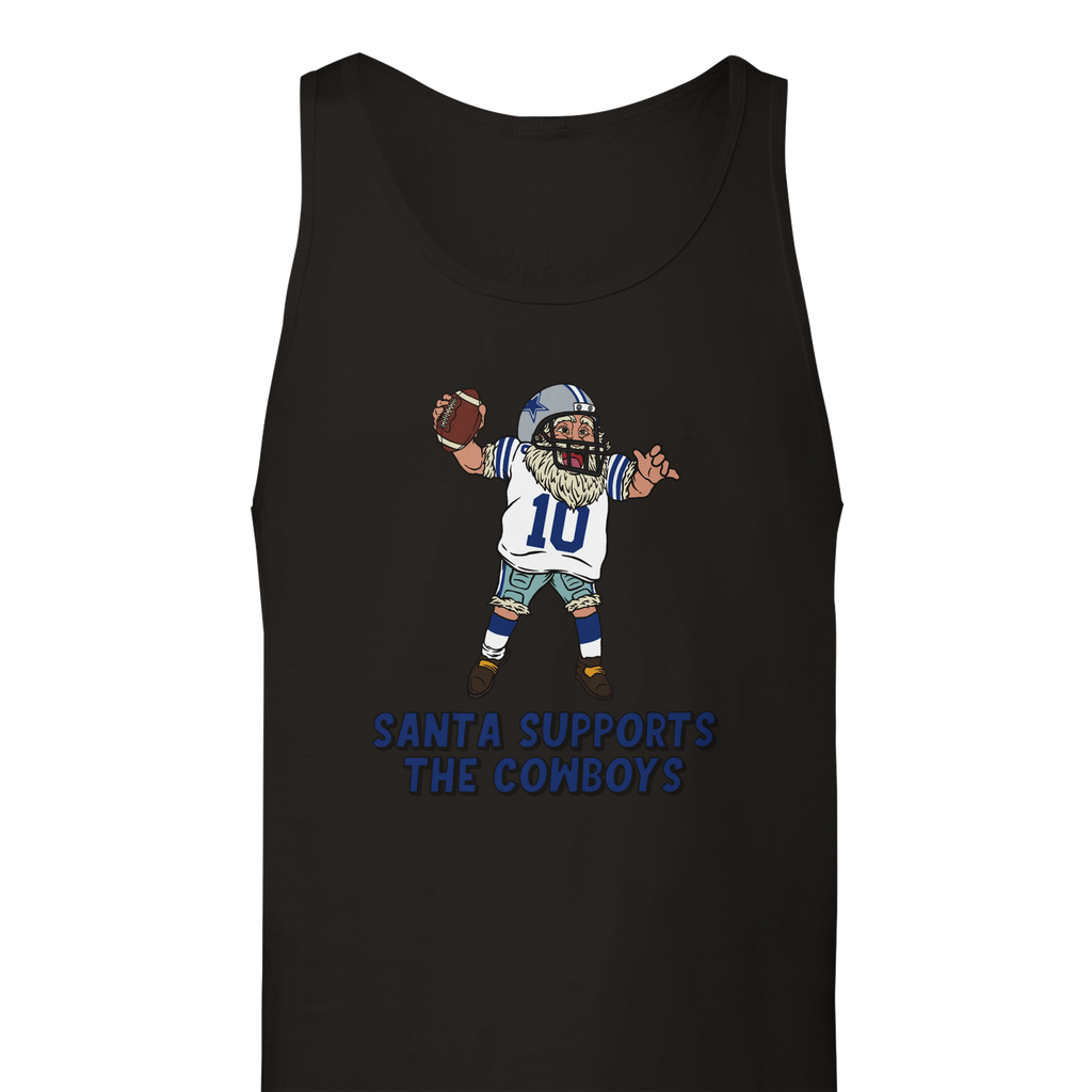 Dallas Cowboys Unisex Santa Tank Top