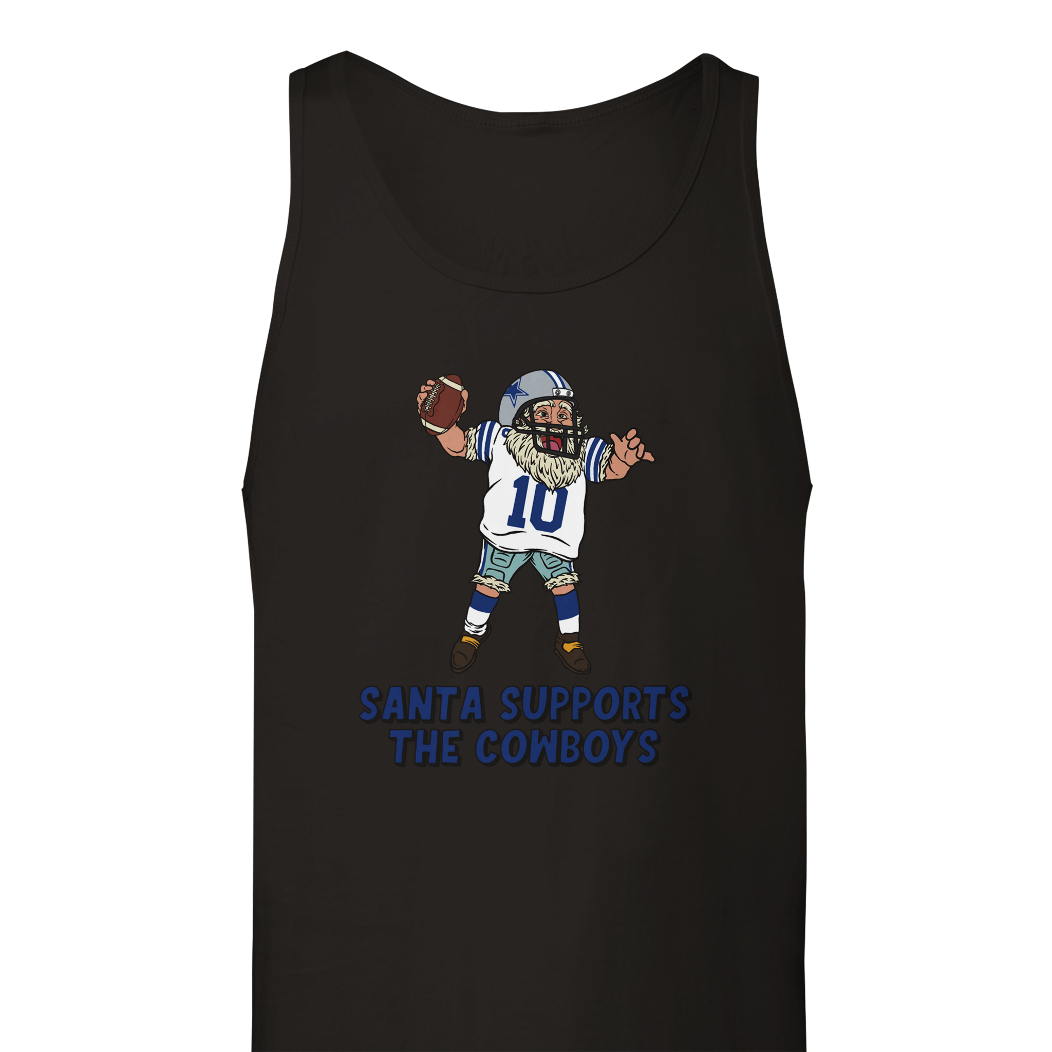 Dallas Cowboys Unisex Santa Tank Top