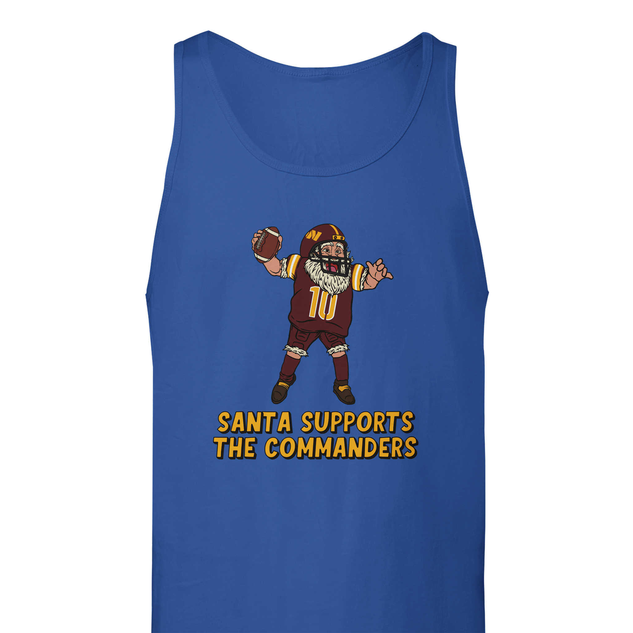 Washington Commanders Unisex Santa Tank Top
