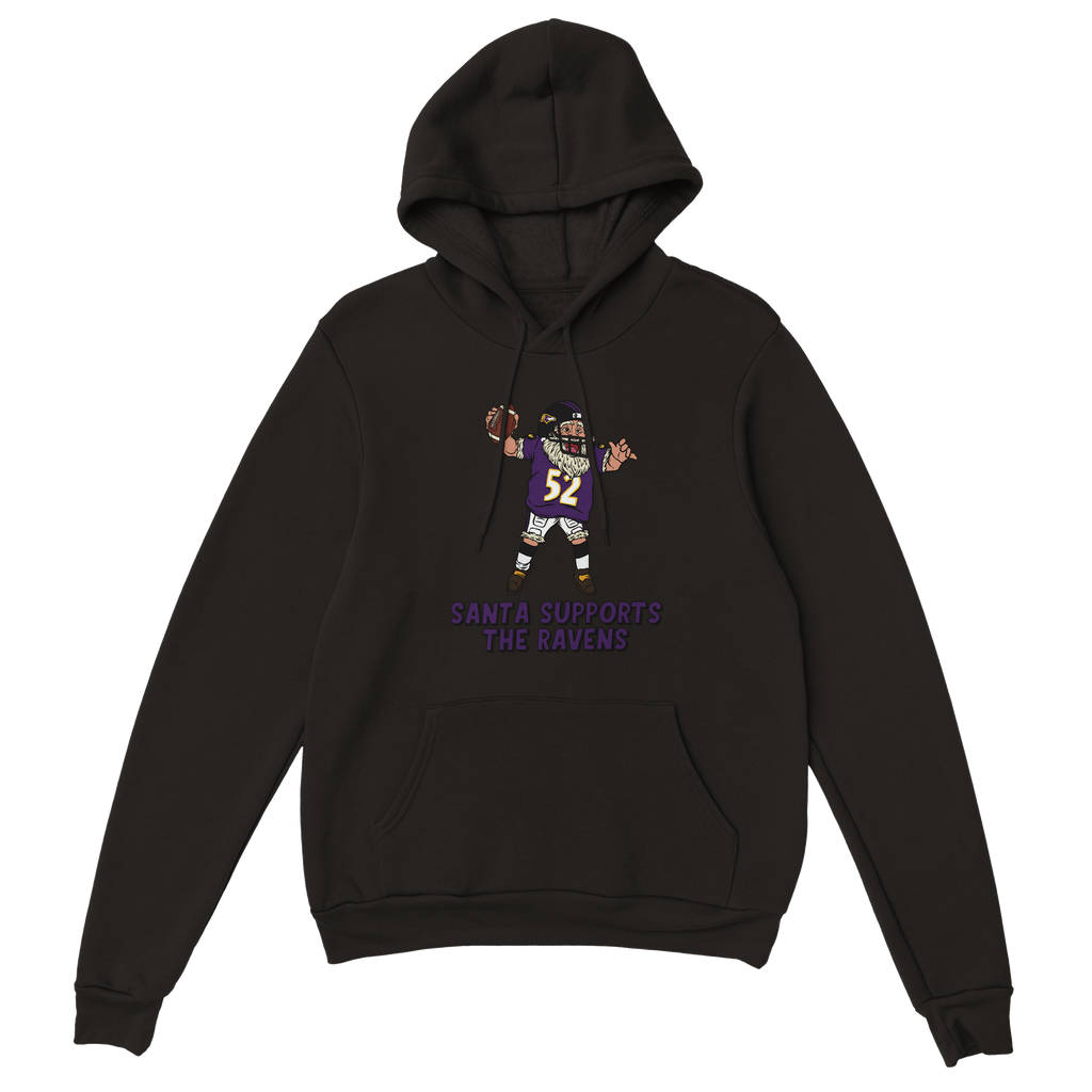 Baltimore Ravens Unisex Pullover Santa Hoodie