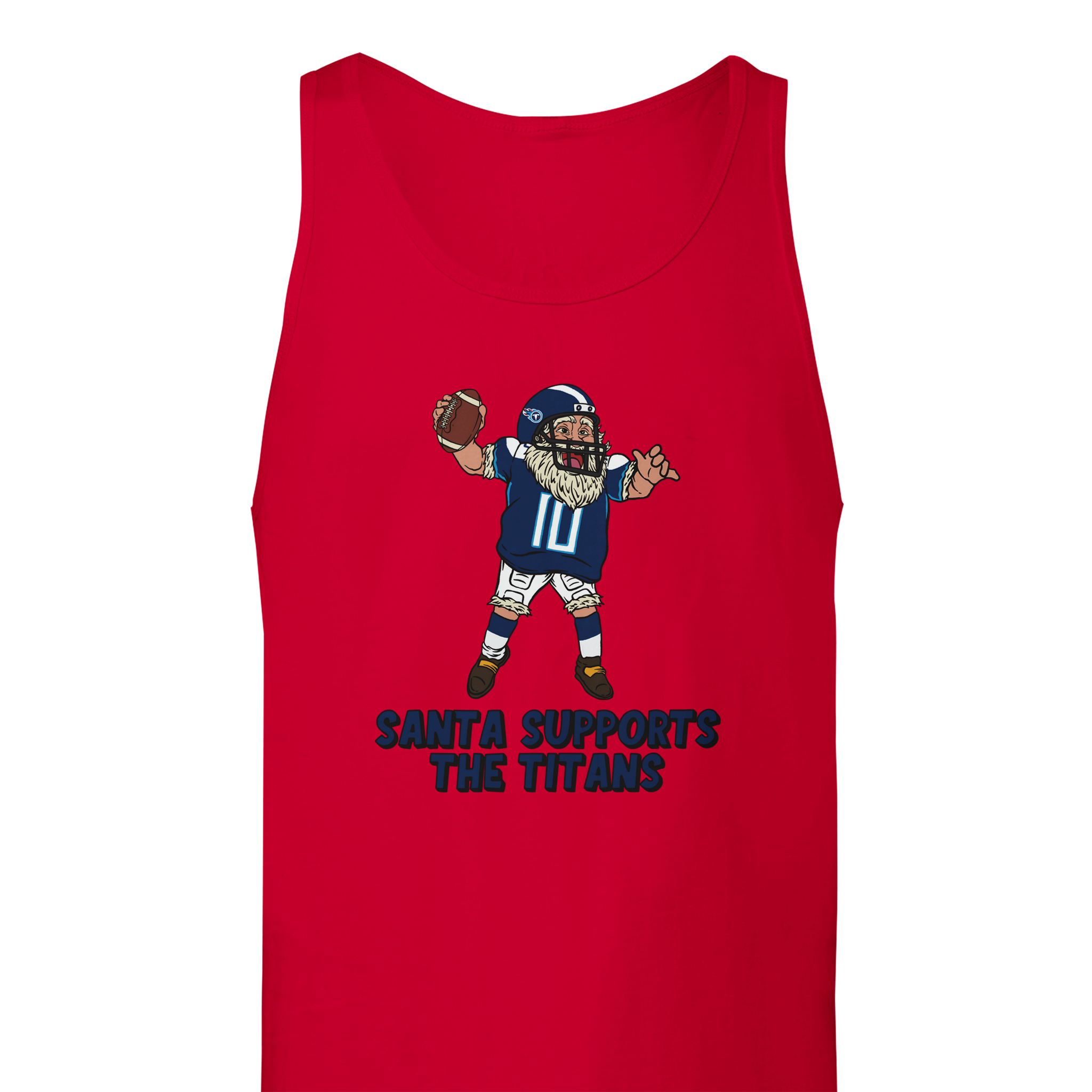 Tennessee Titans Unisex Santa Tank Top