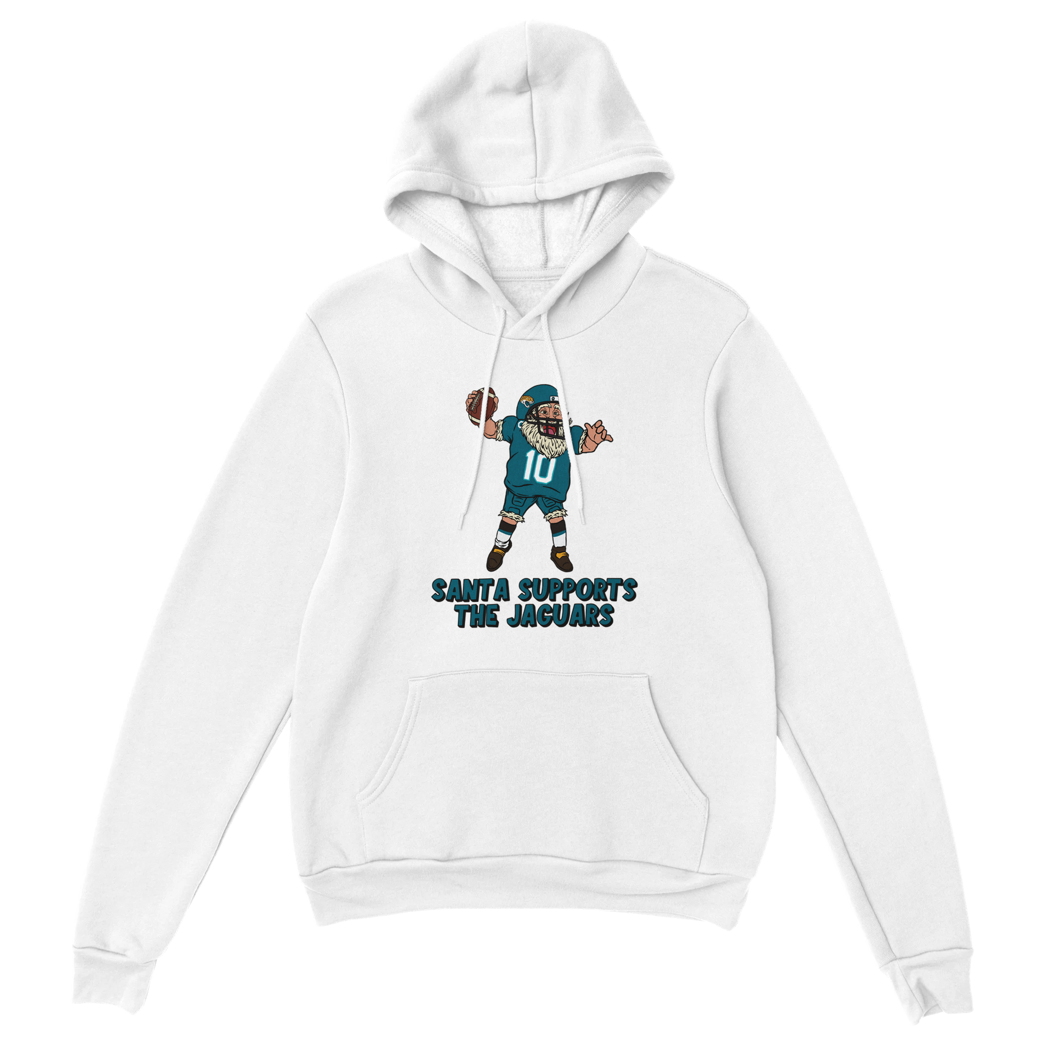Jacksonville Jaguars Unisex Pullover Santa Hoodie