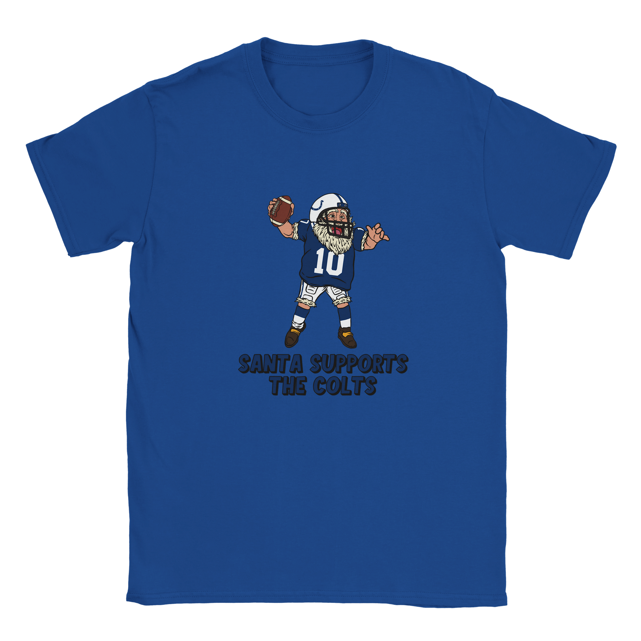 Indianapolis Colts Kids Crewneck Santa T-shirt