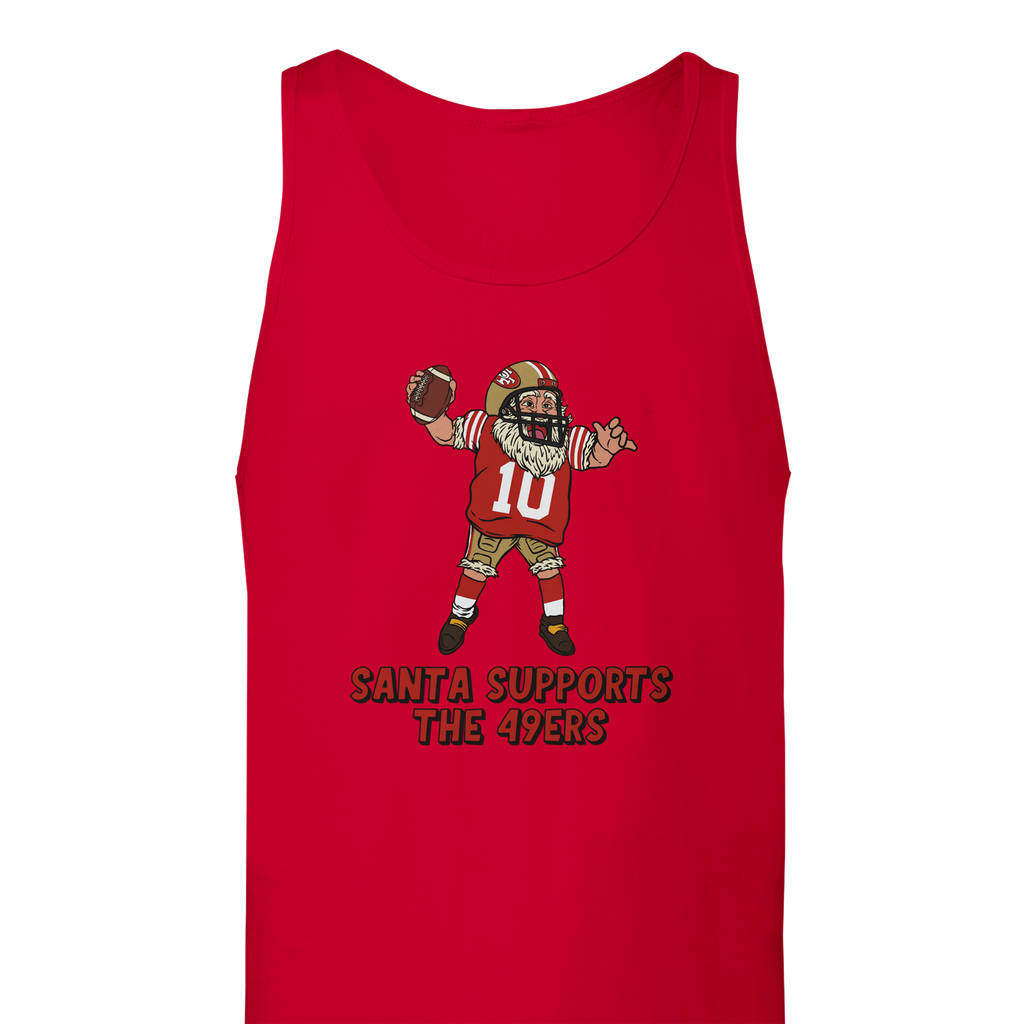 San Francisco 49ers Unisex Santa Tank Top