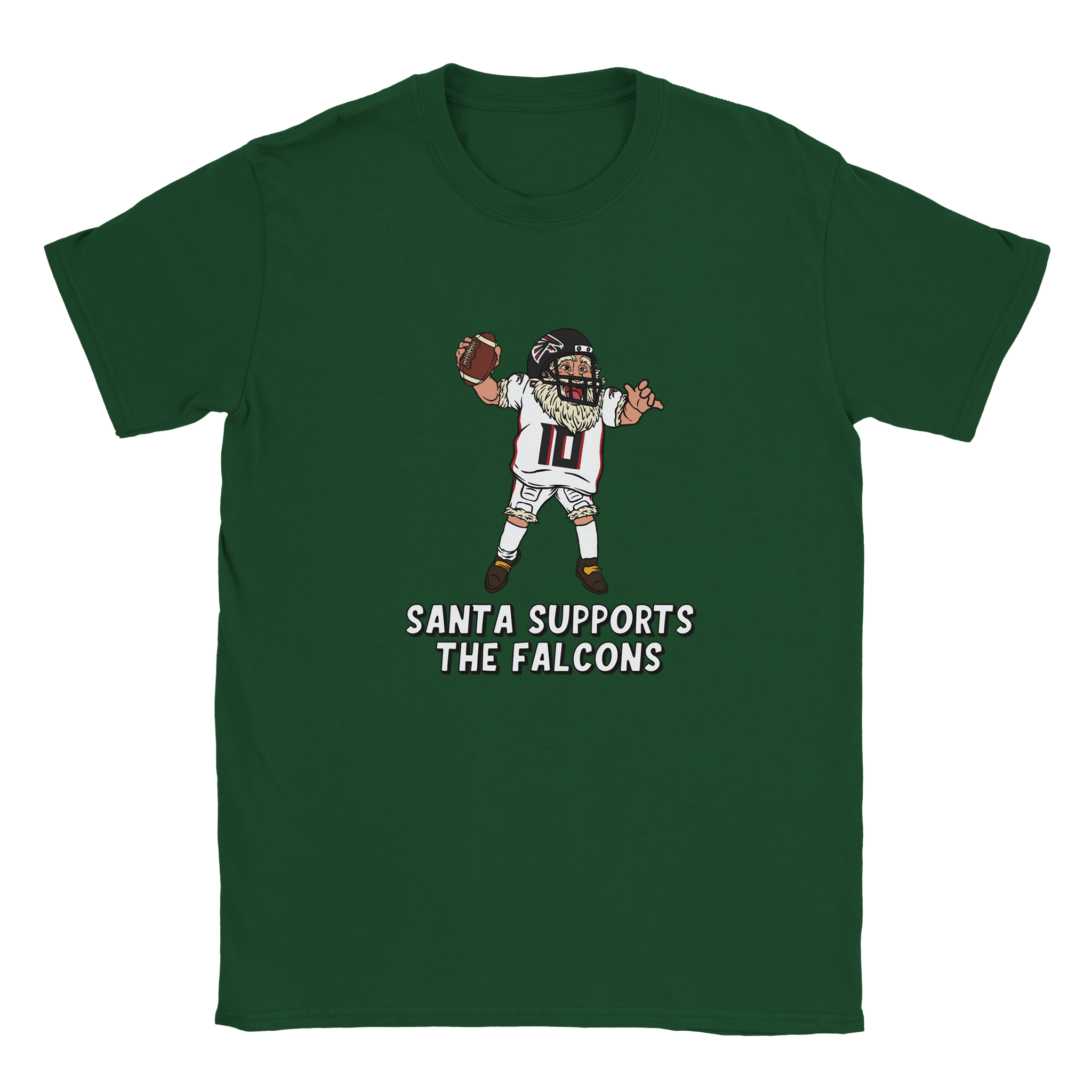 Atlanta Falcons Kids Crewneck Santa T-shirt