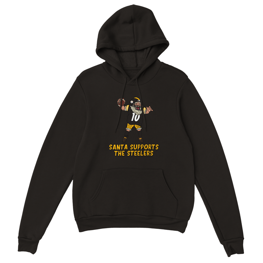 Pittsburgh Steelers Unisex Pullover Santa Hoodie