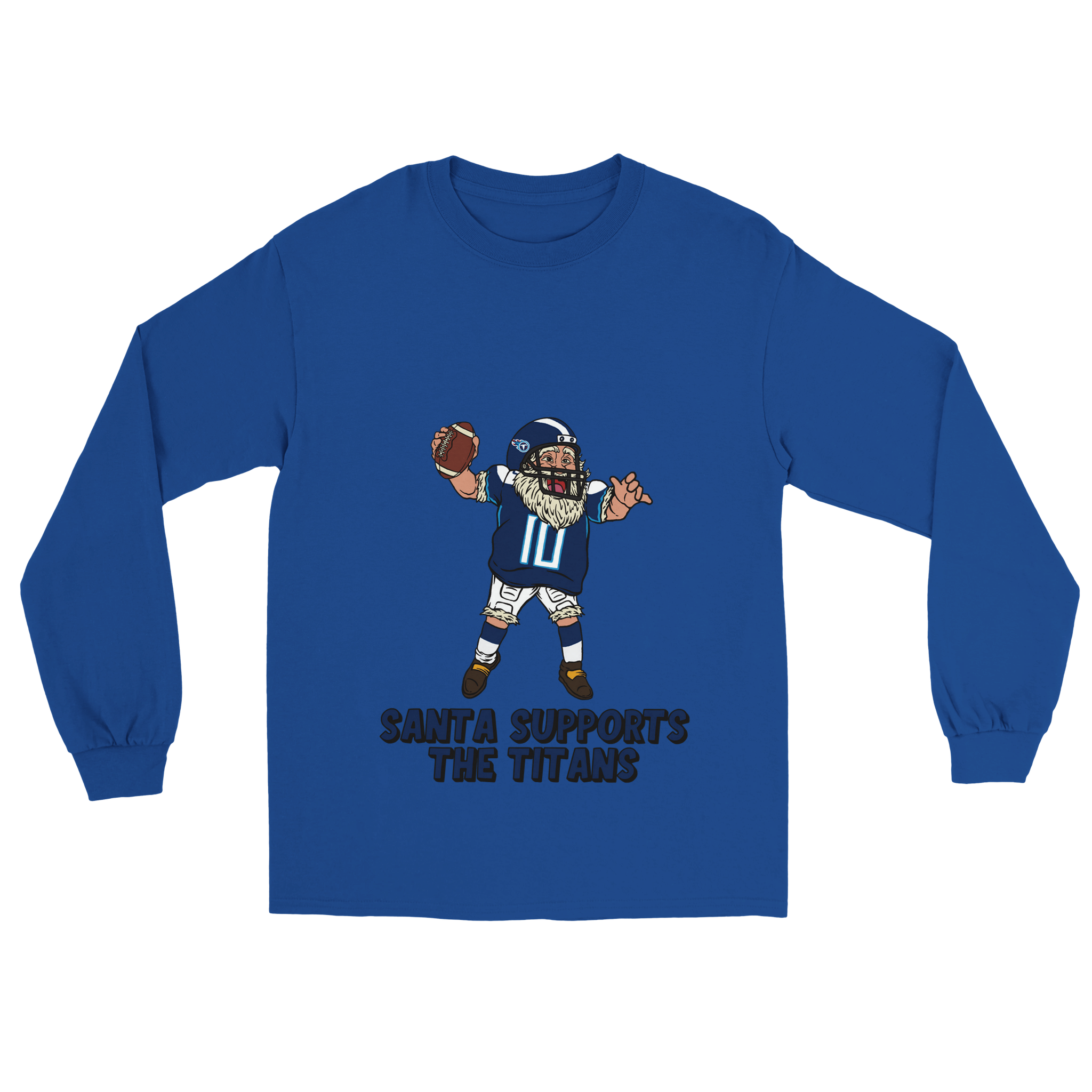 Tennessee Titans Unisex Longsleeve Santa T-shirt