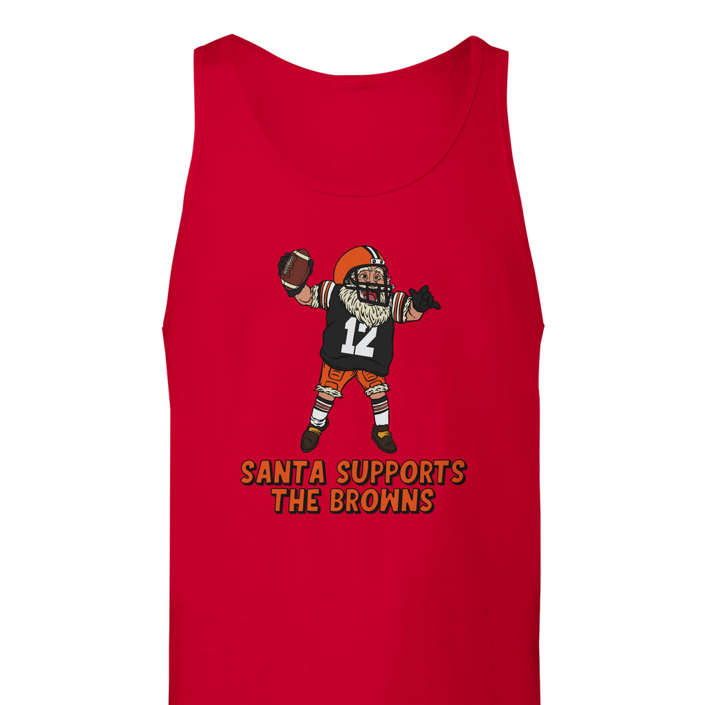 Cleveland Browns Unisex Santa Tank Top