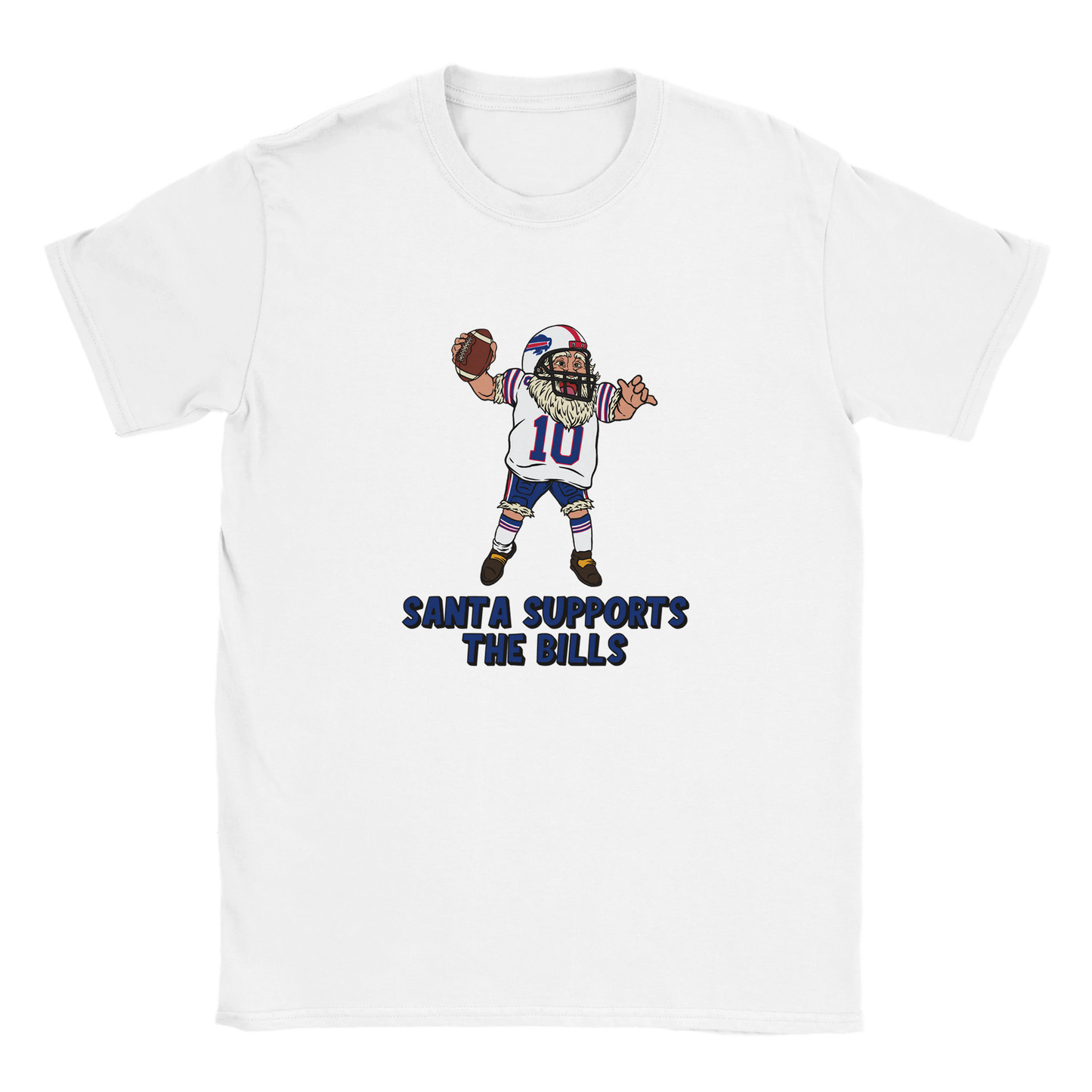 Buffalo Bills Kids Crewneck Santa T-shirt