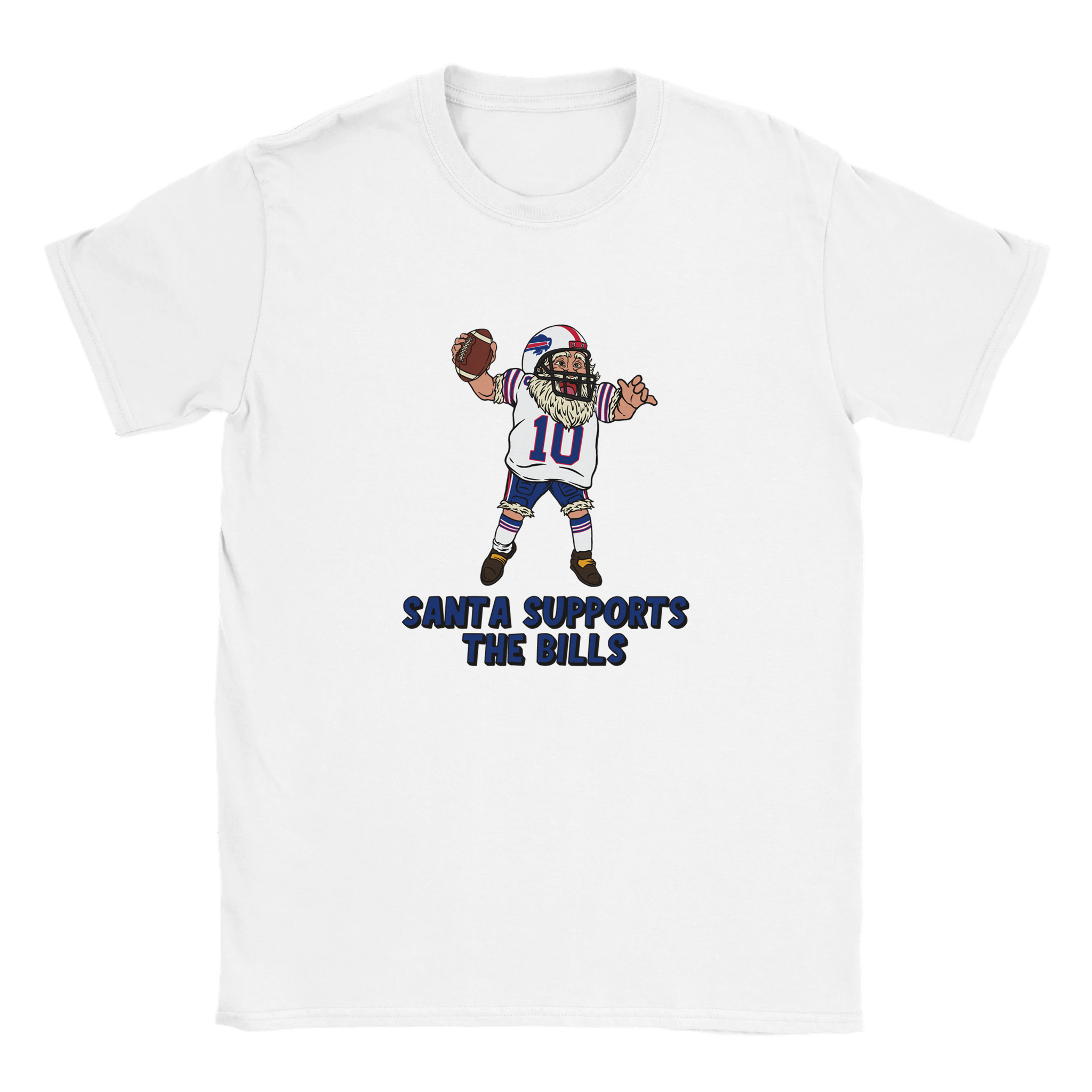 Buffalo Bills Kids Crewneck Santa T-shirt