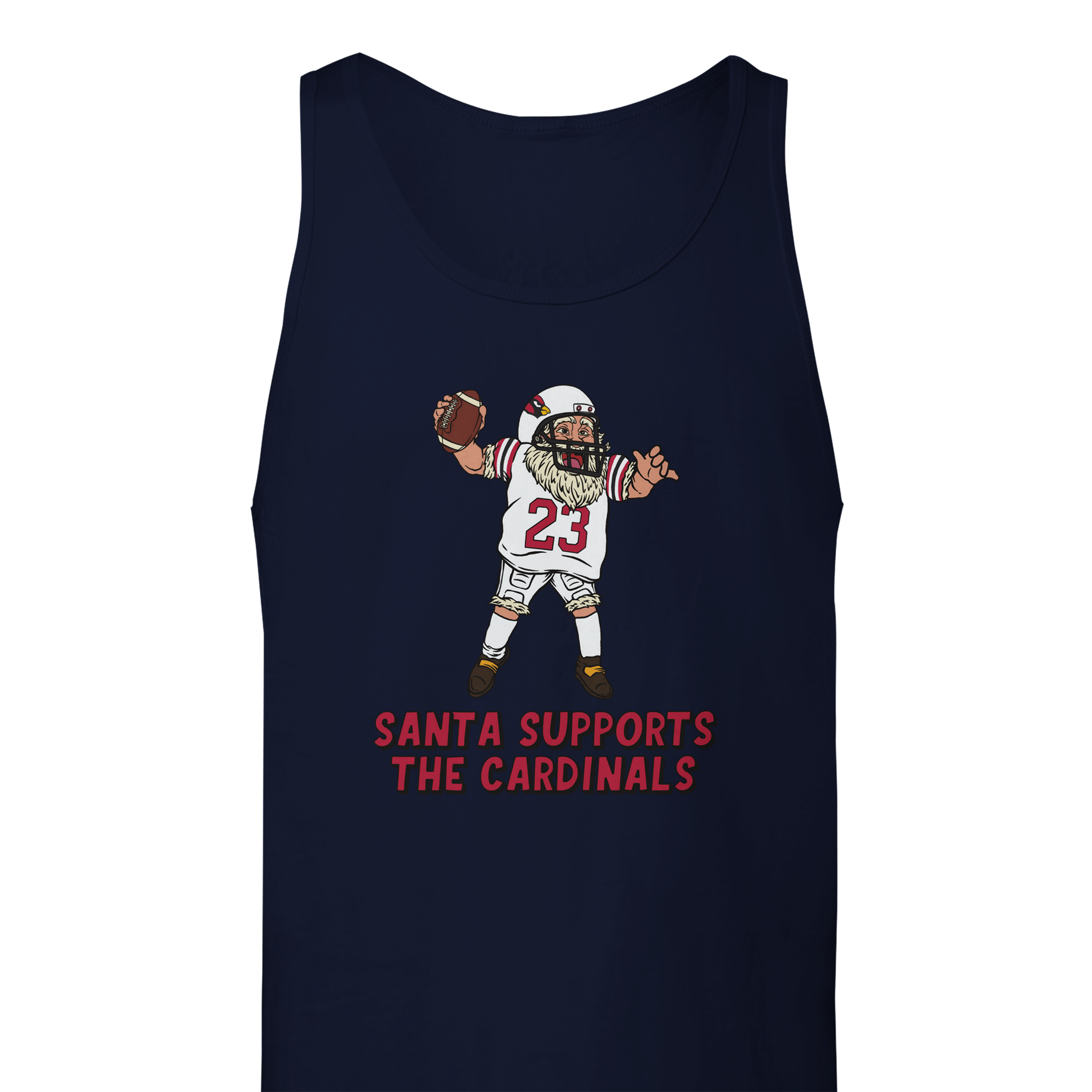 Arizona Cardinals Unisex Santa Tank Top