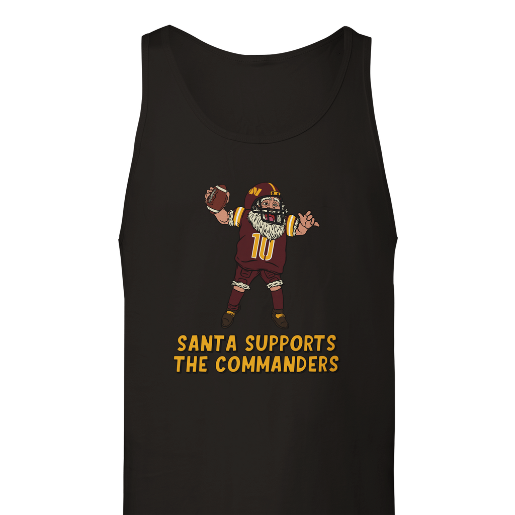 Washington Commanders Unisex Santa Tank Top