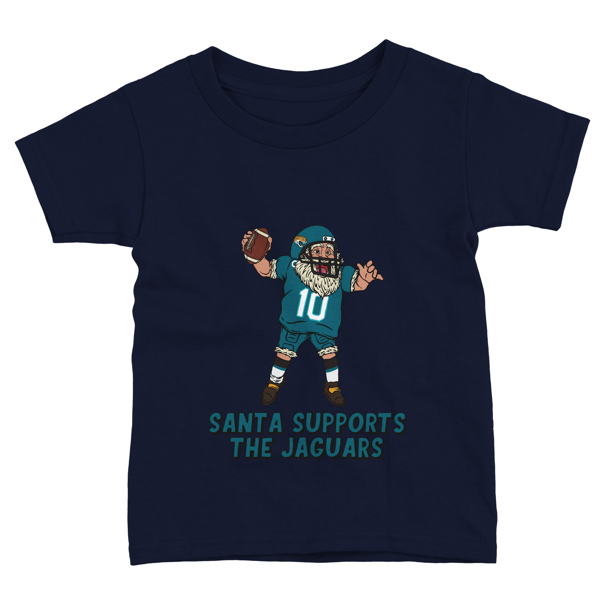 Jacksonville Jaguars Toddler Fine Jersey Santa T-Shirt