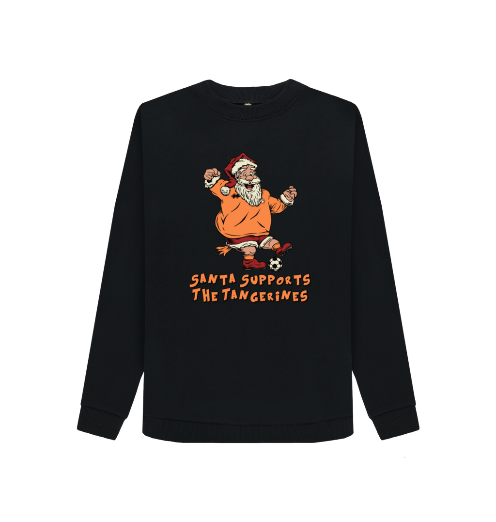 Black Printed Sweater Front