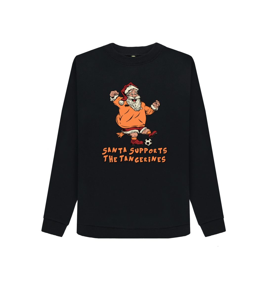 Black Printed Sweater Front