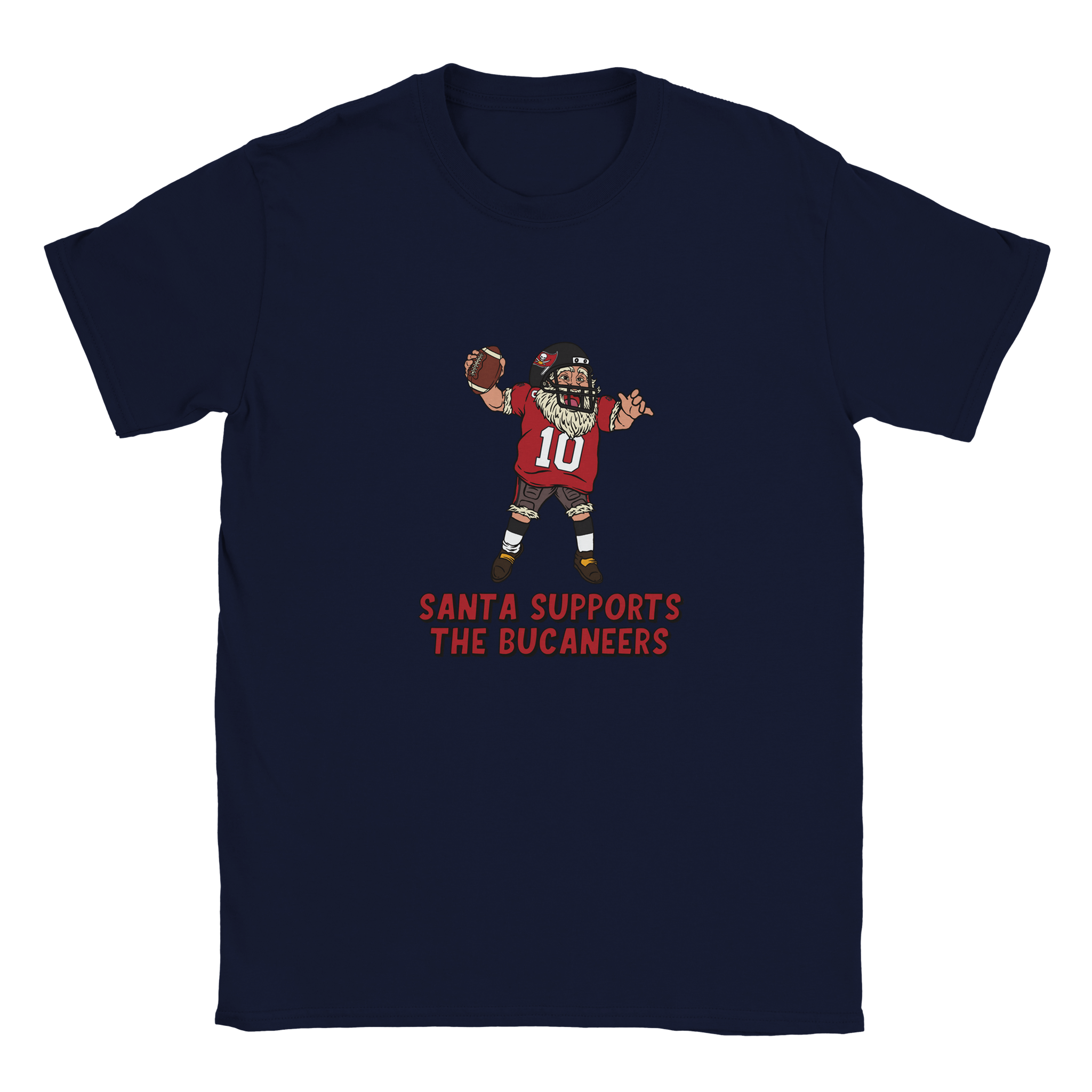Tampa Bay Buccaneers Kids Crewneck Santa T-shirt