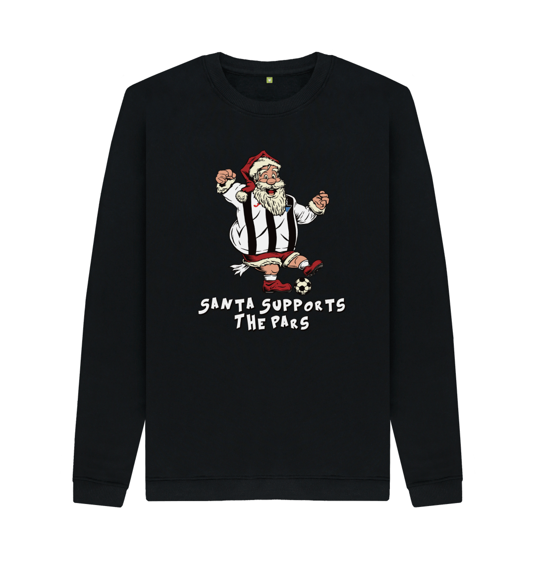 Black Printed Sweater Front