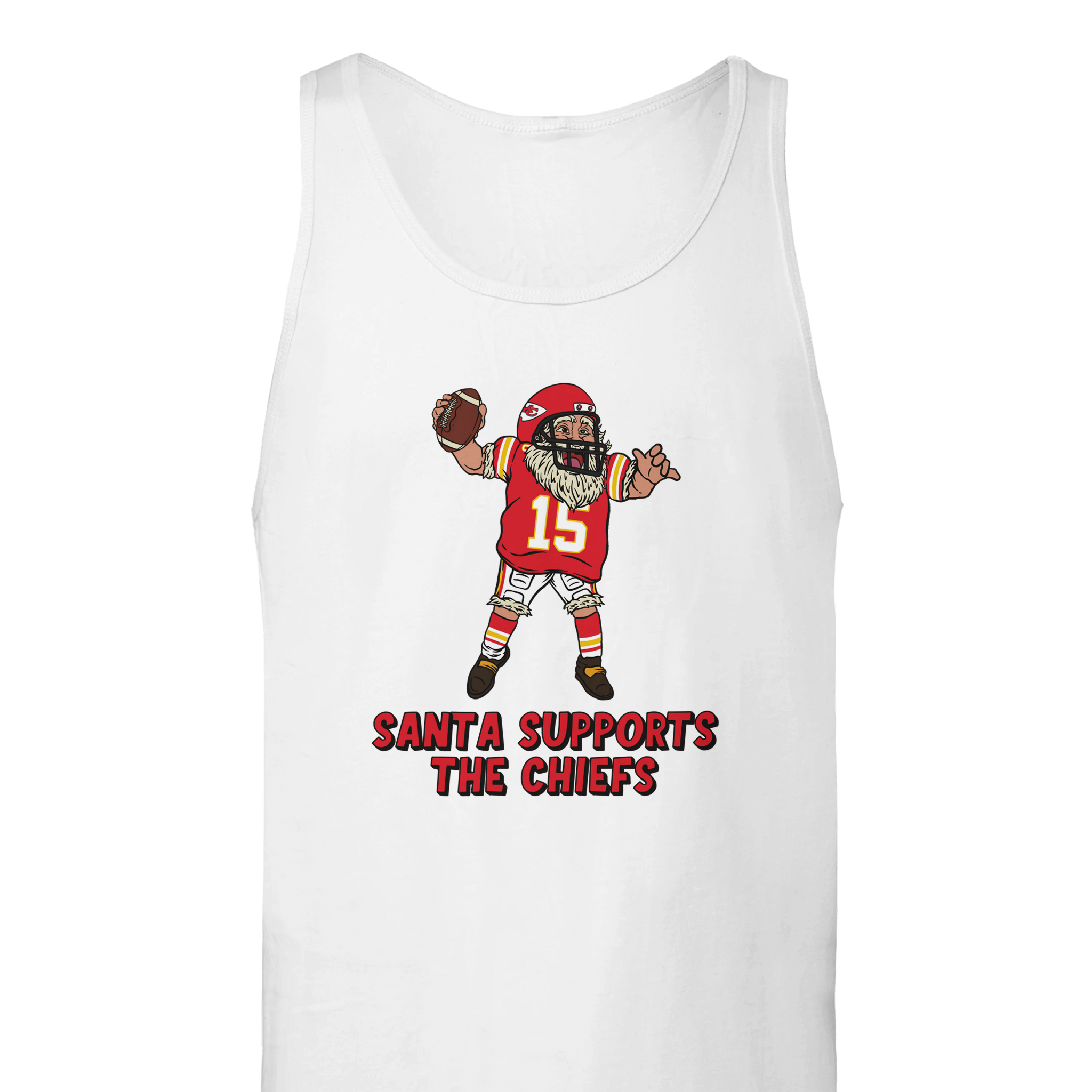 Kansas City Chiefs Unisex Santa Tank Top