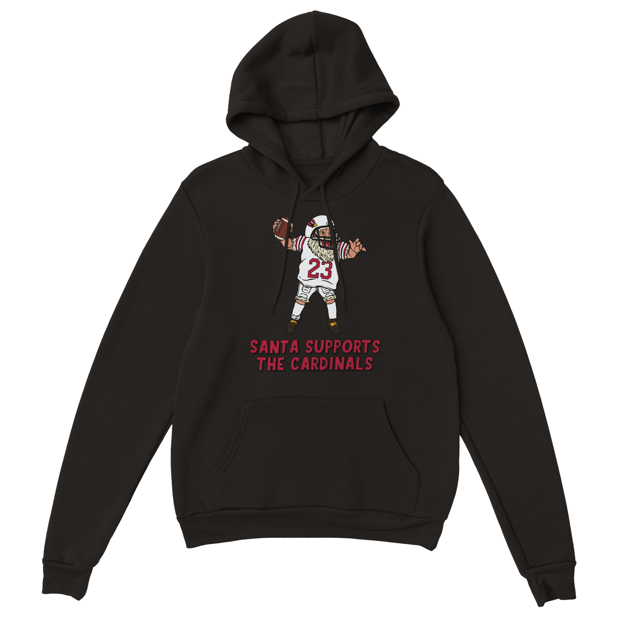 Arizona Cardinals Unisex Pullover Santa Hoodie