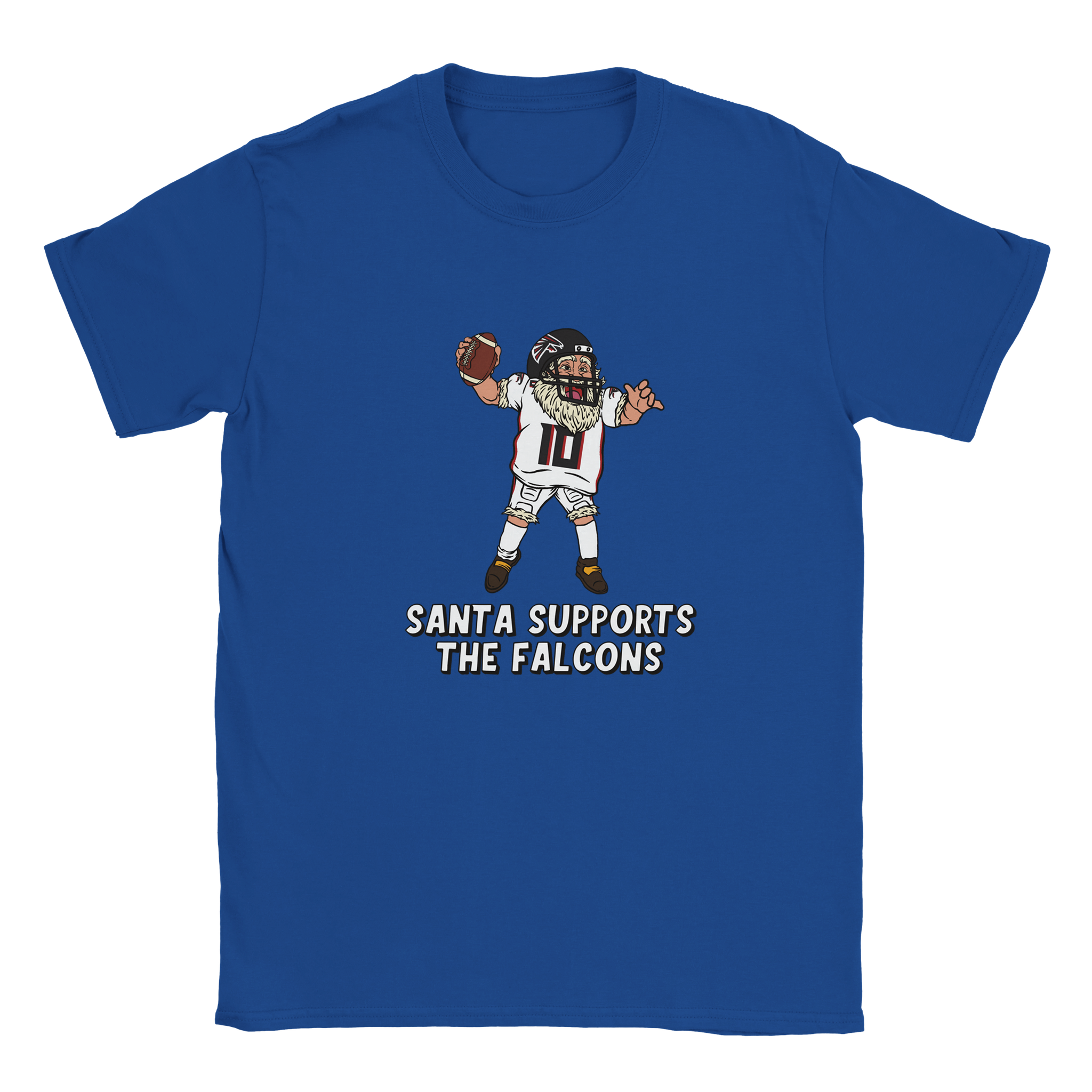 Atlanta Falcons Kids Crewneck Santa T-shirt