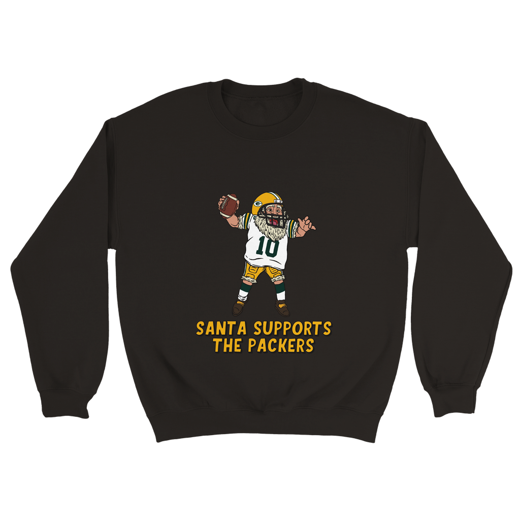 Green Bay Packers  Unisex Crewneck Santa Sweatshirt