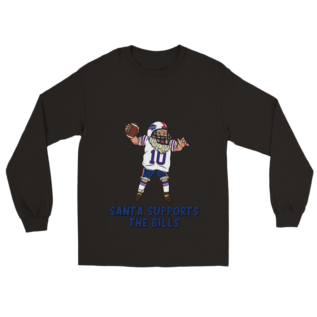 Buffalo Bills Unisex Longsleeve Santa T-shirt