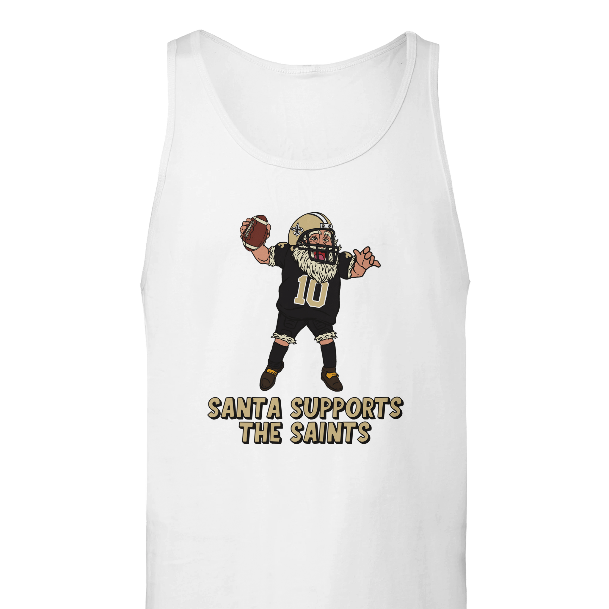 New Orleans Saints Unisex Santa Tank Top