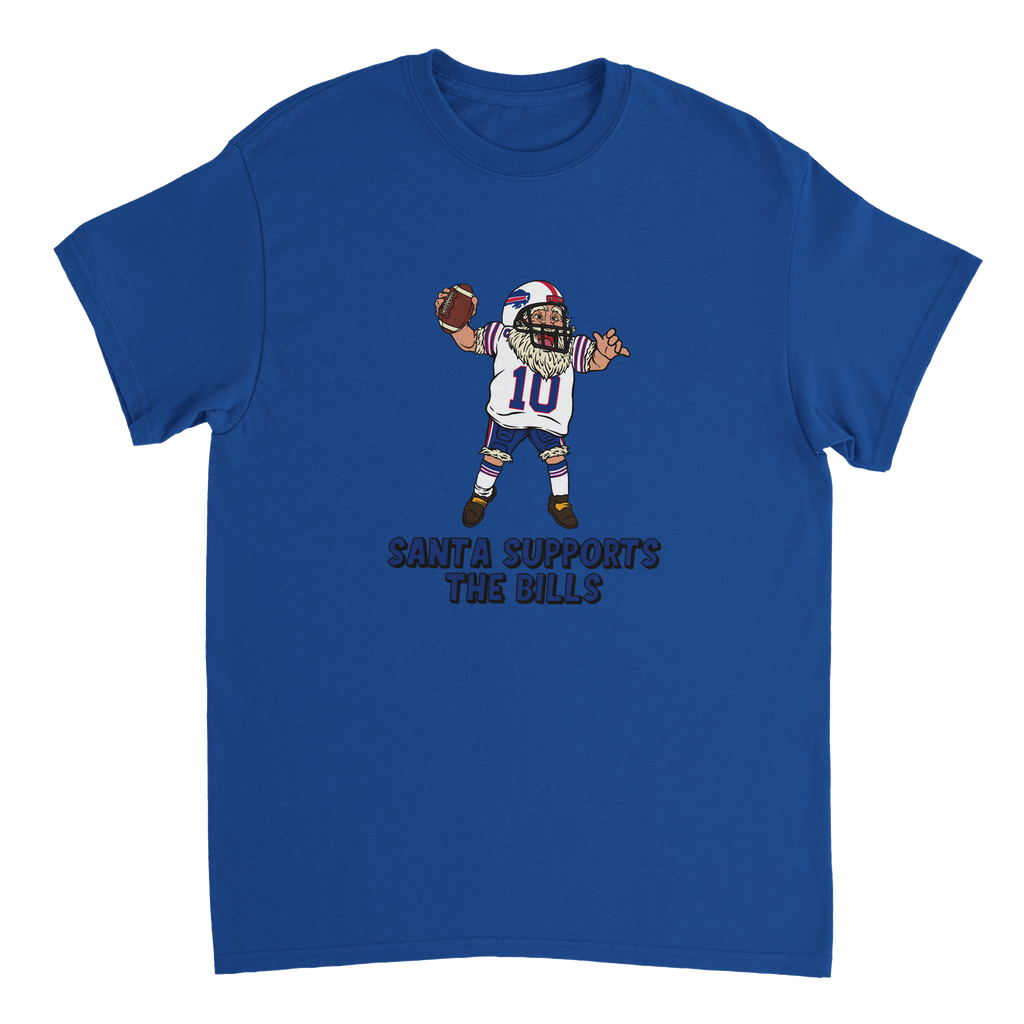 Buffalo Bills Unisex Crewneck Santa T-shirt