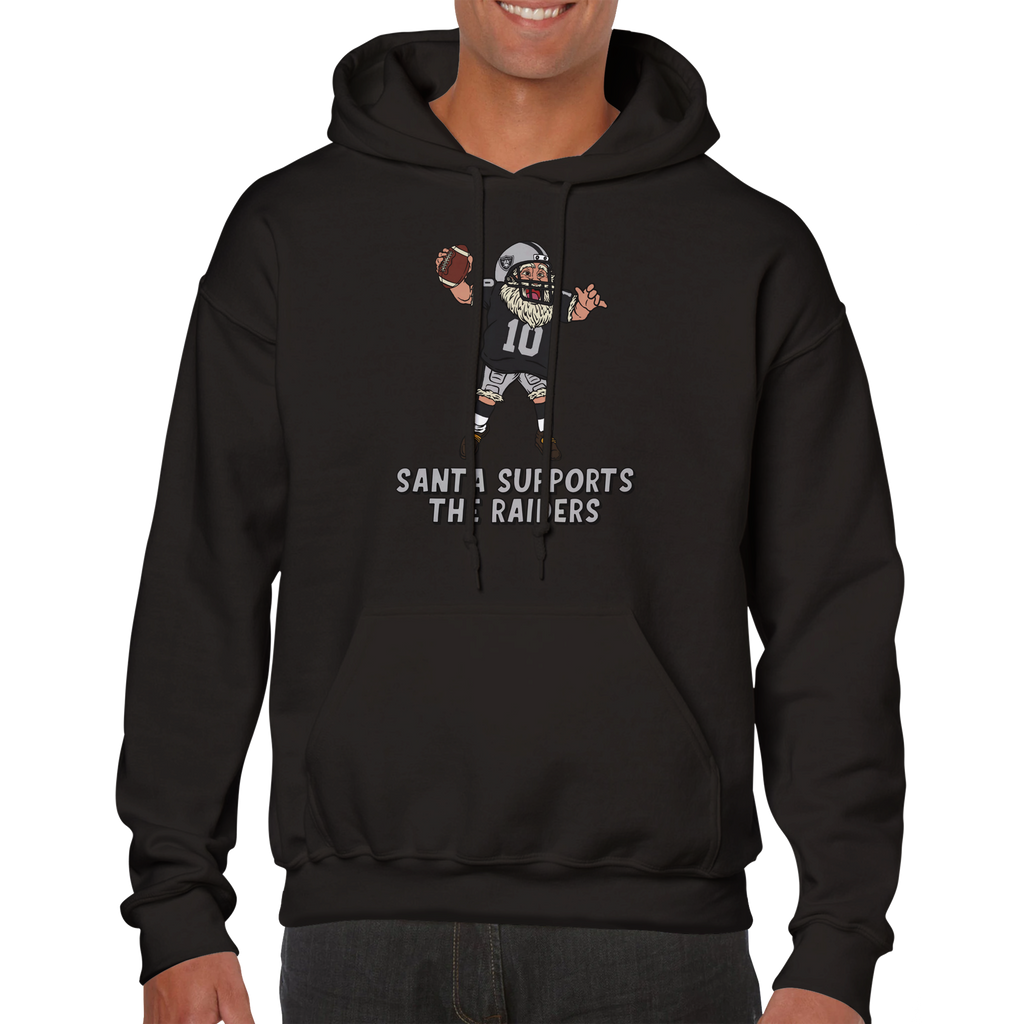 Las Vegas Raiders Unisex Pullover Santa Hoodie
