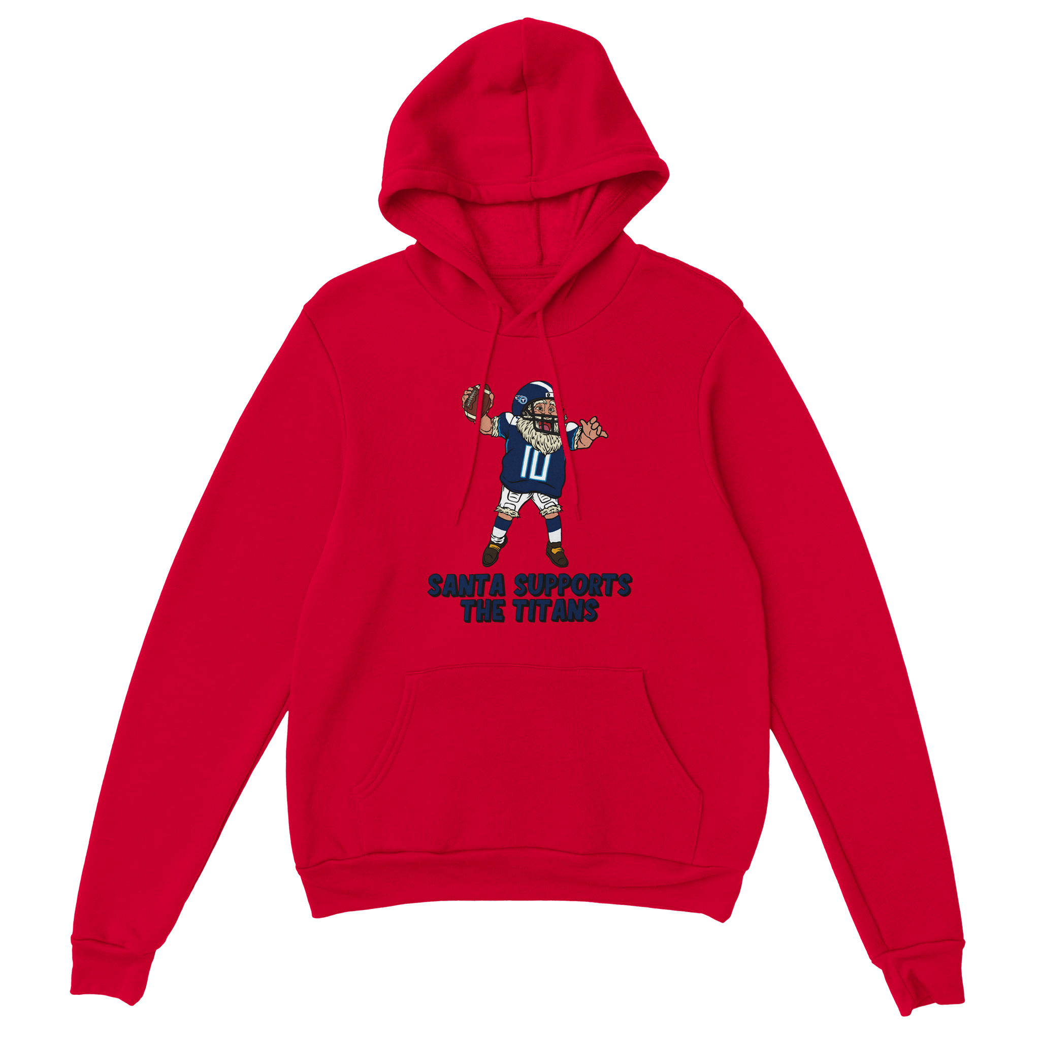 Tennessee Titans Unisex Pullover Santa Hoodie