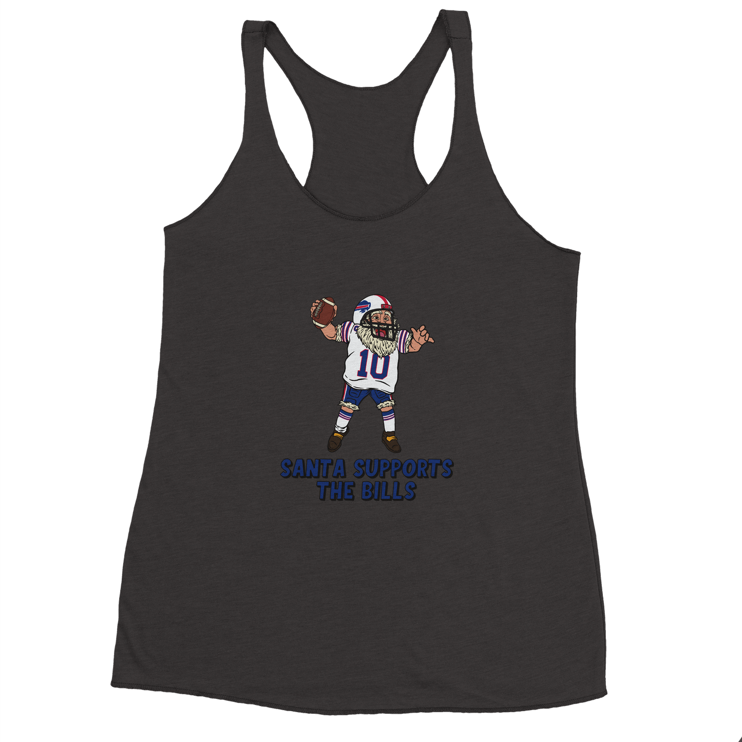 Buffalo Bills Women's Racerback Santa Tank Top