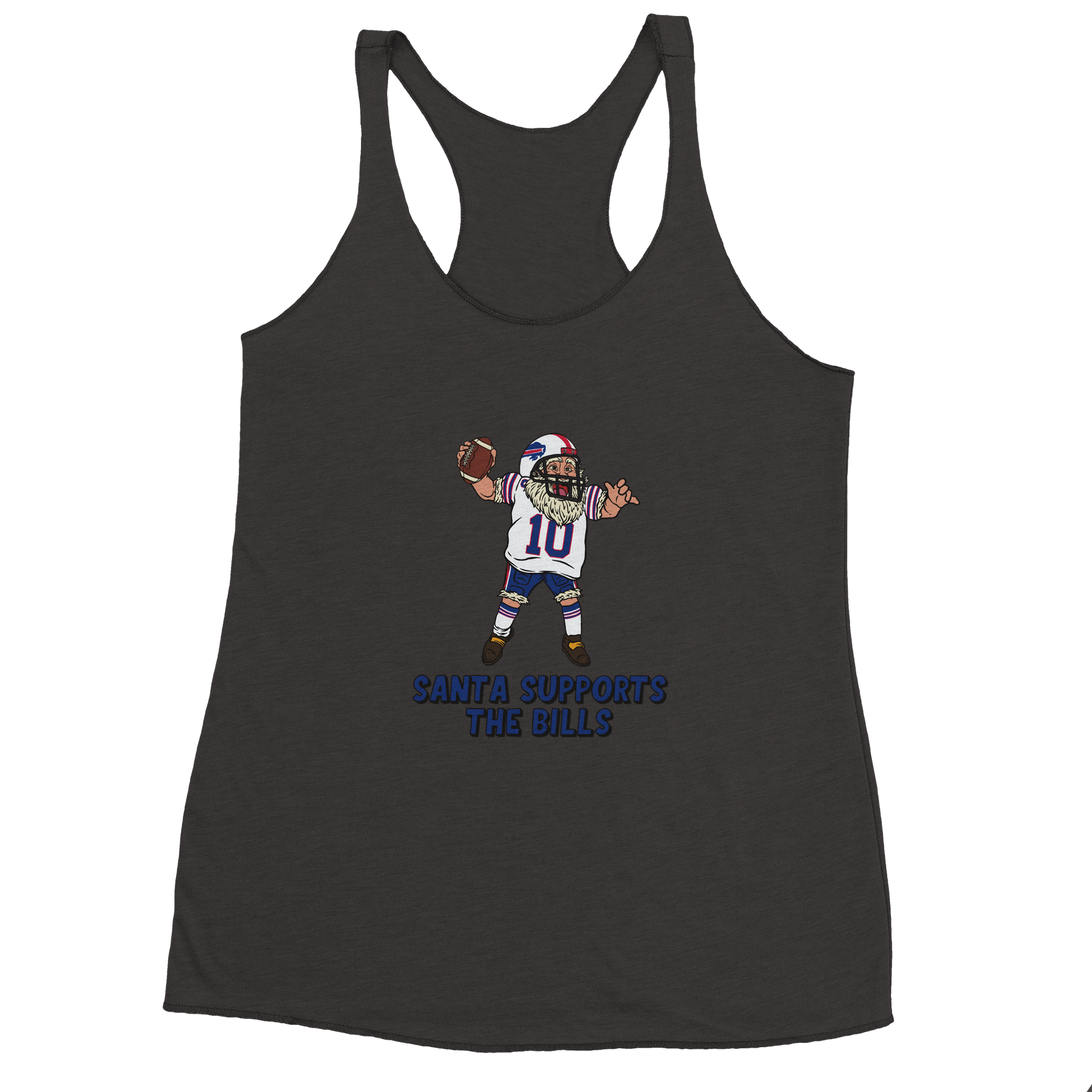 Buffalo Bills Women's Racerback Santa Tank Top