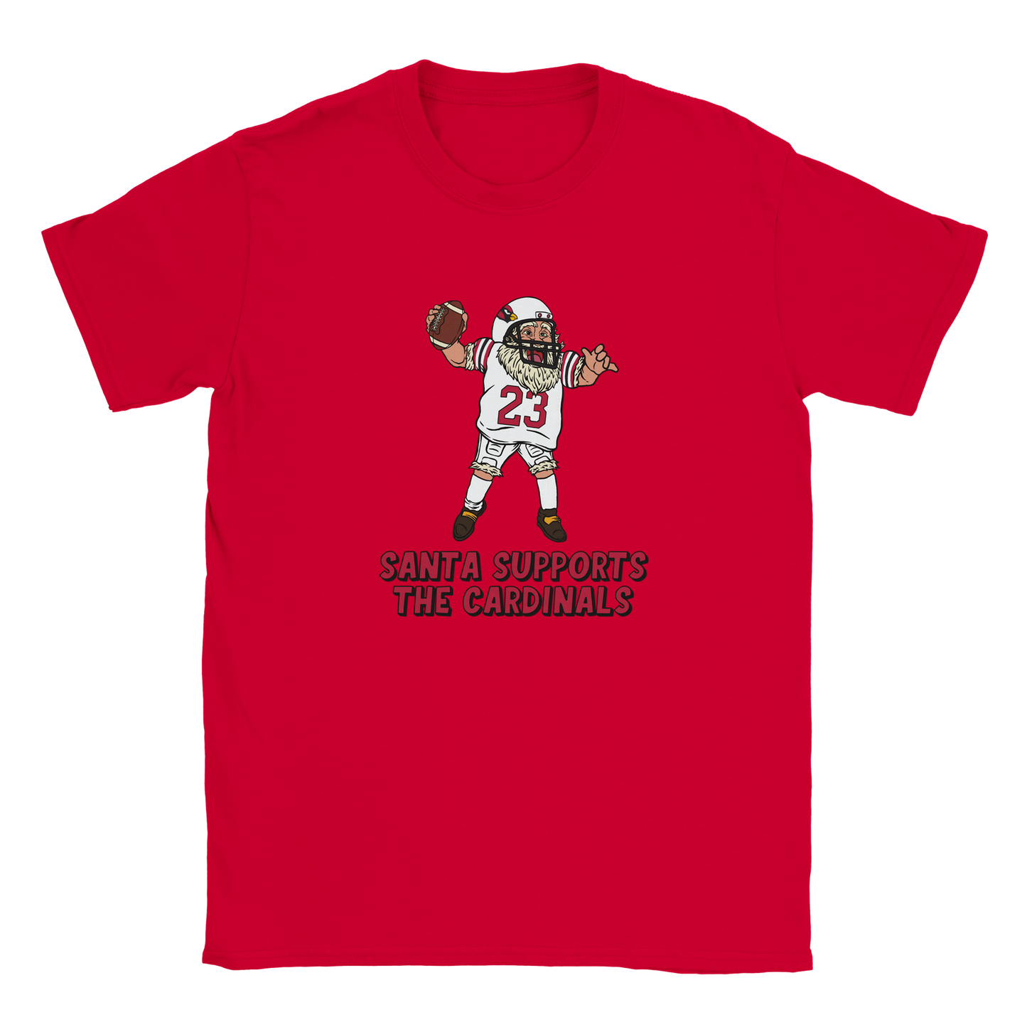 Arizona Cardinals Kids Crewneck Santa T-shirt