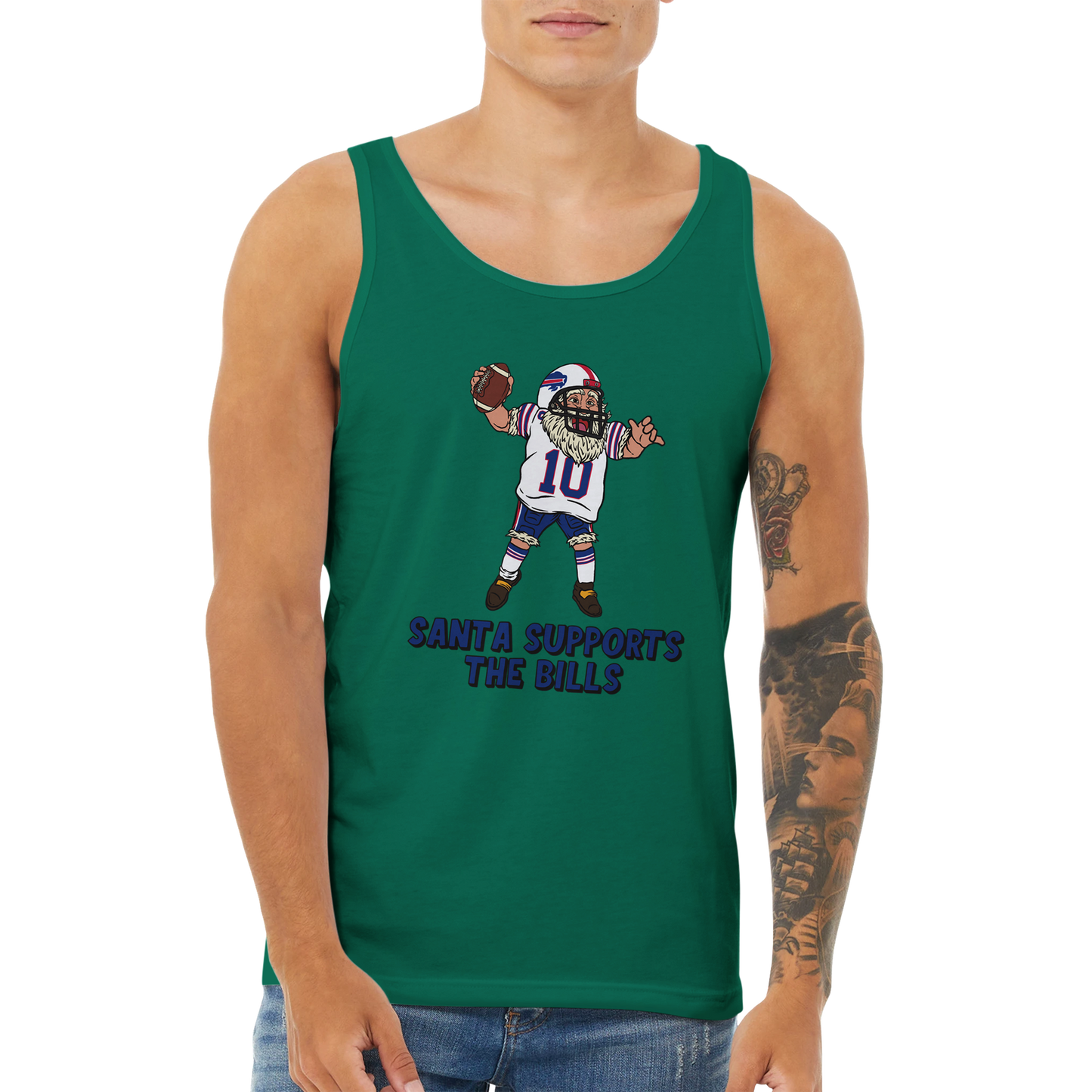 Buffalo Bills Unisex Santa Tank Top