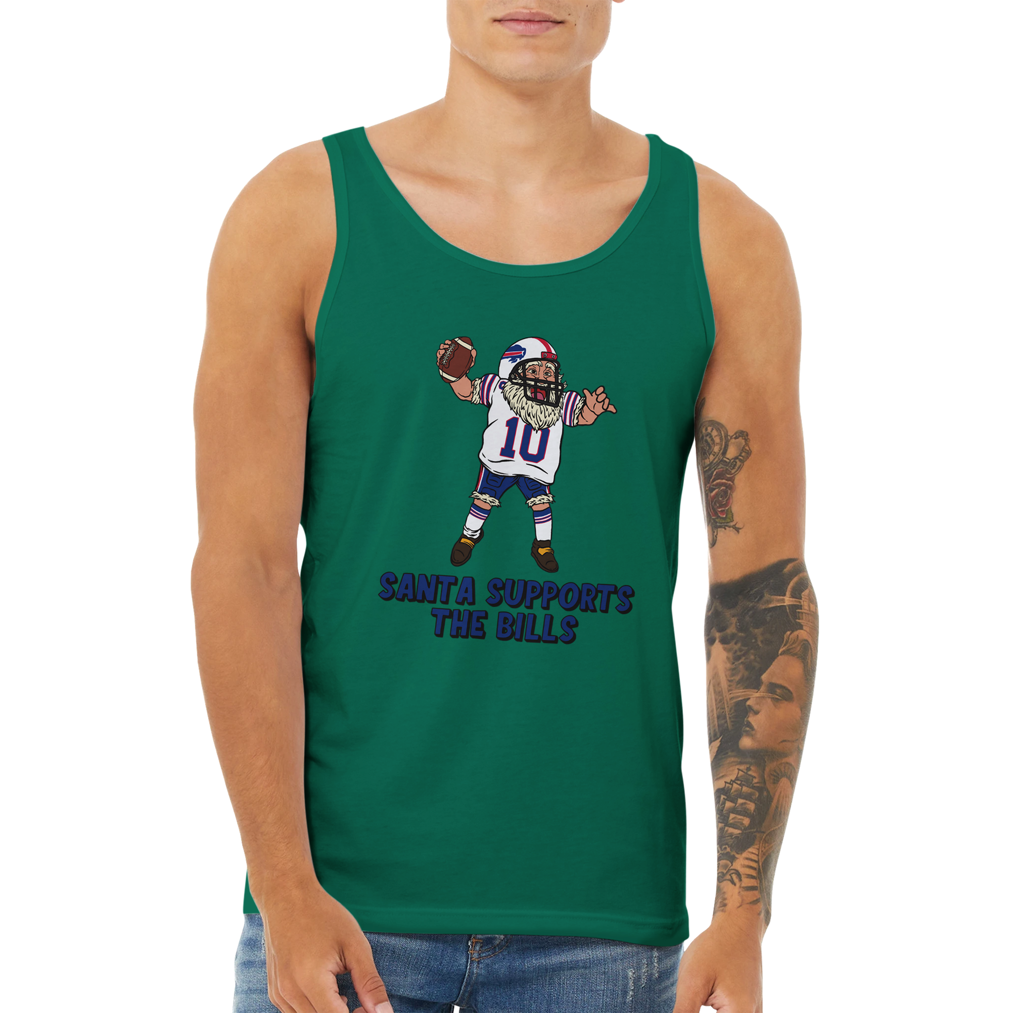 Buffalo Bills Unisex Santa Tank Top