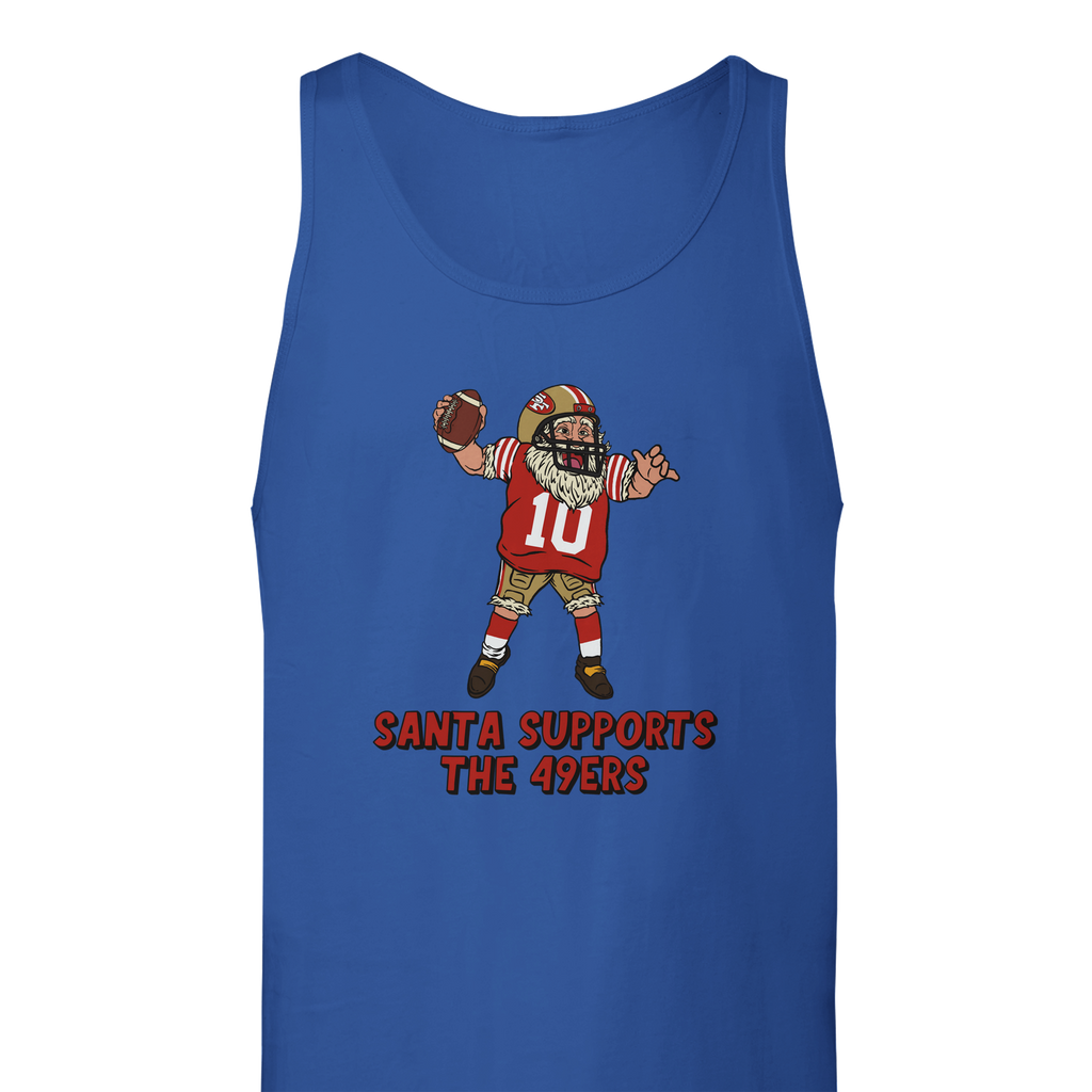 San Francisco 49ers Unisex Santa Tank Top