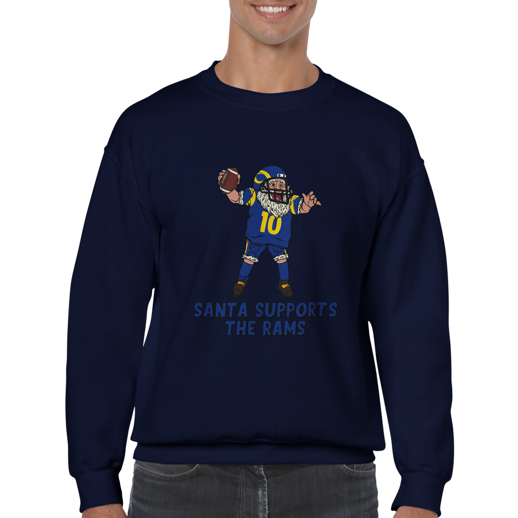 Los Angeles Rams Unisex Crewneck Santa Sweatshirt