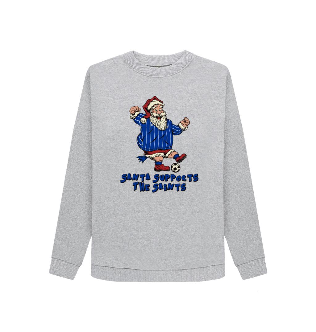 Light Heather Printed Sweater Front