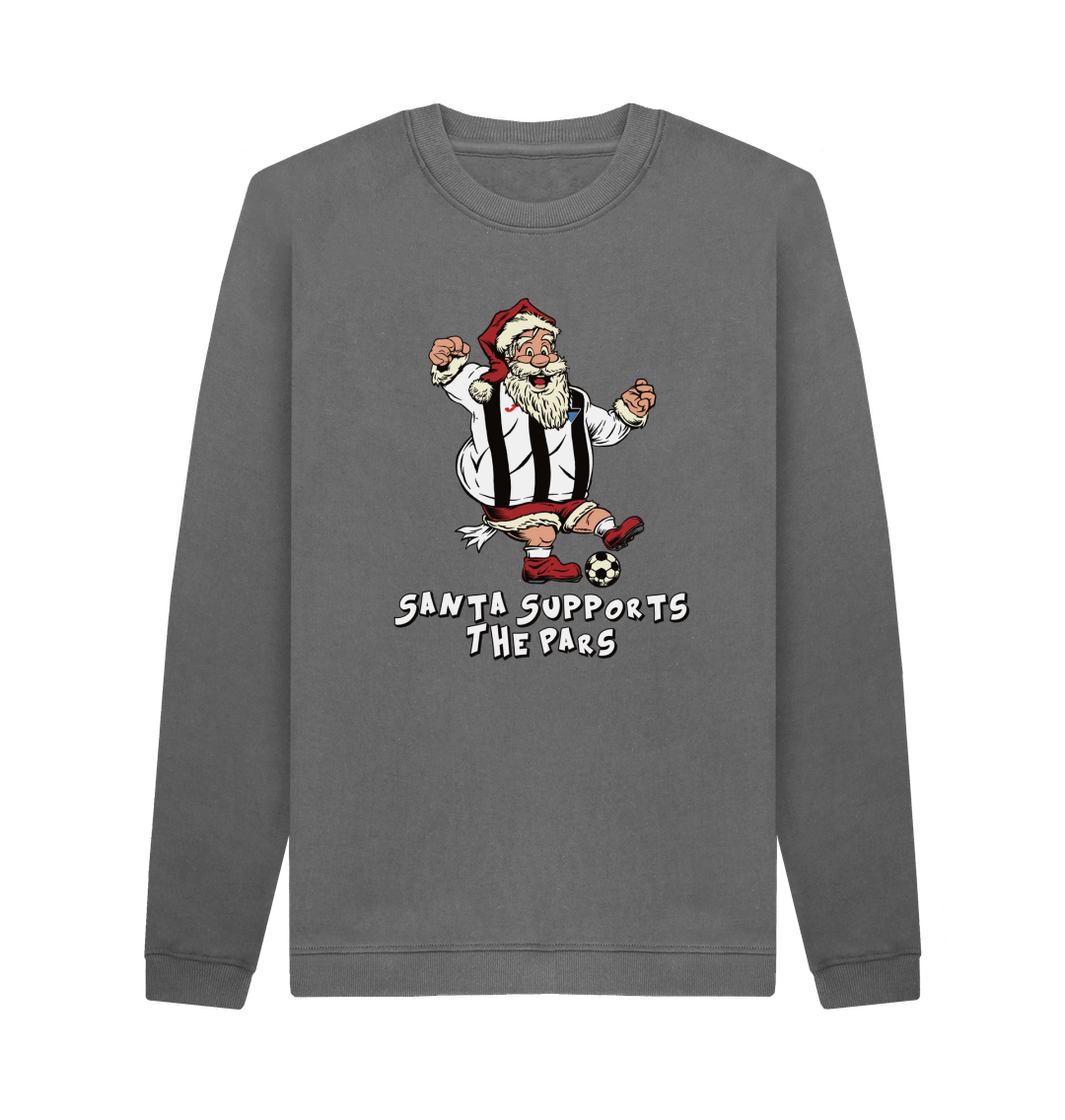 Slate Grey Printed Sweater Front
