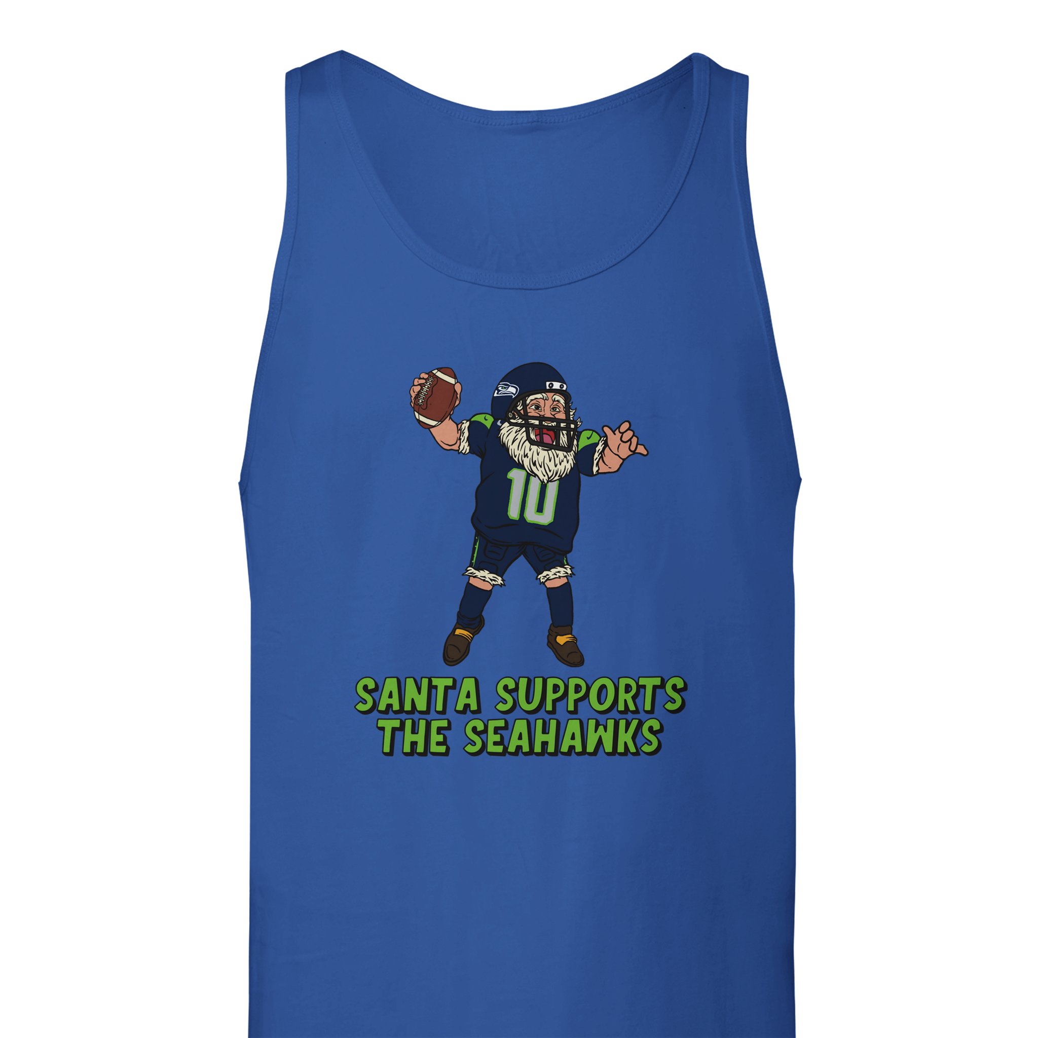 Seattle Seahawks Unisex Santa Tank Top
